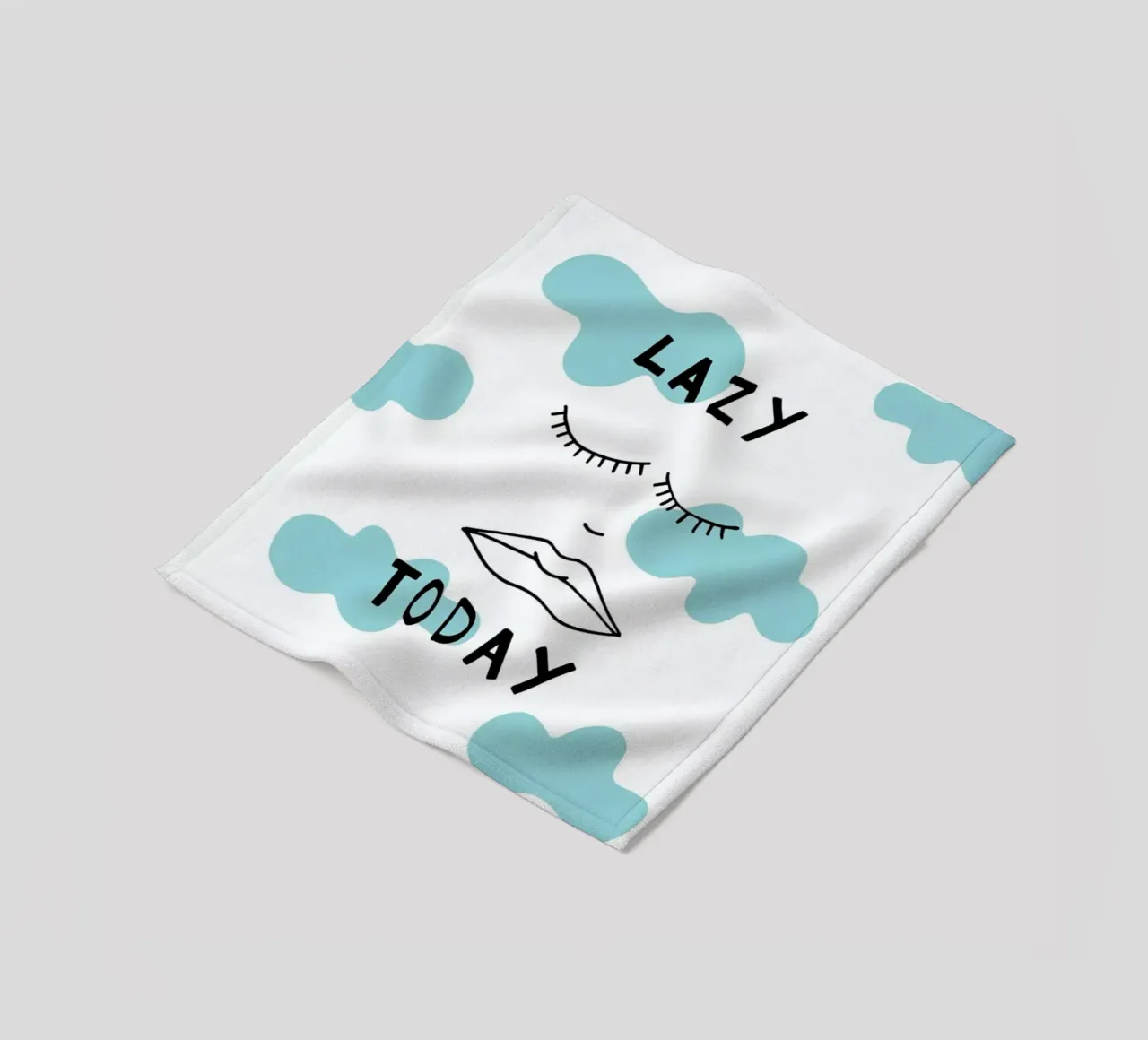 Lazy Today Clouds coperta in pile da Vasare Nar