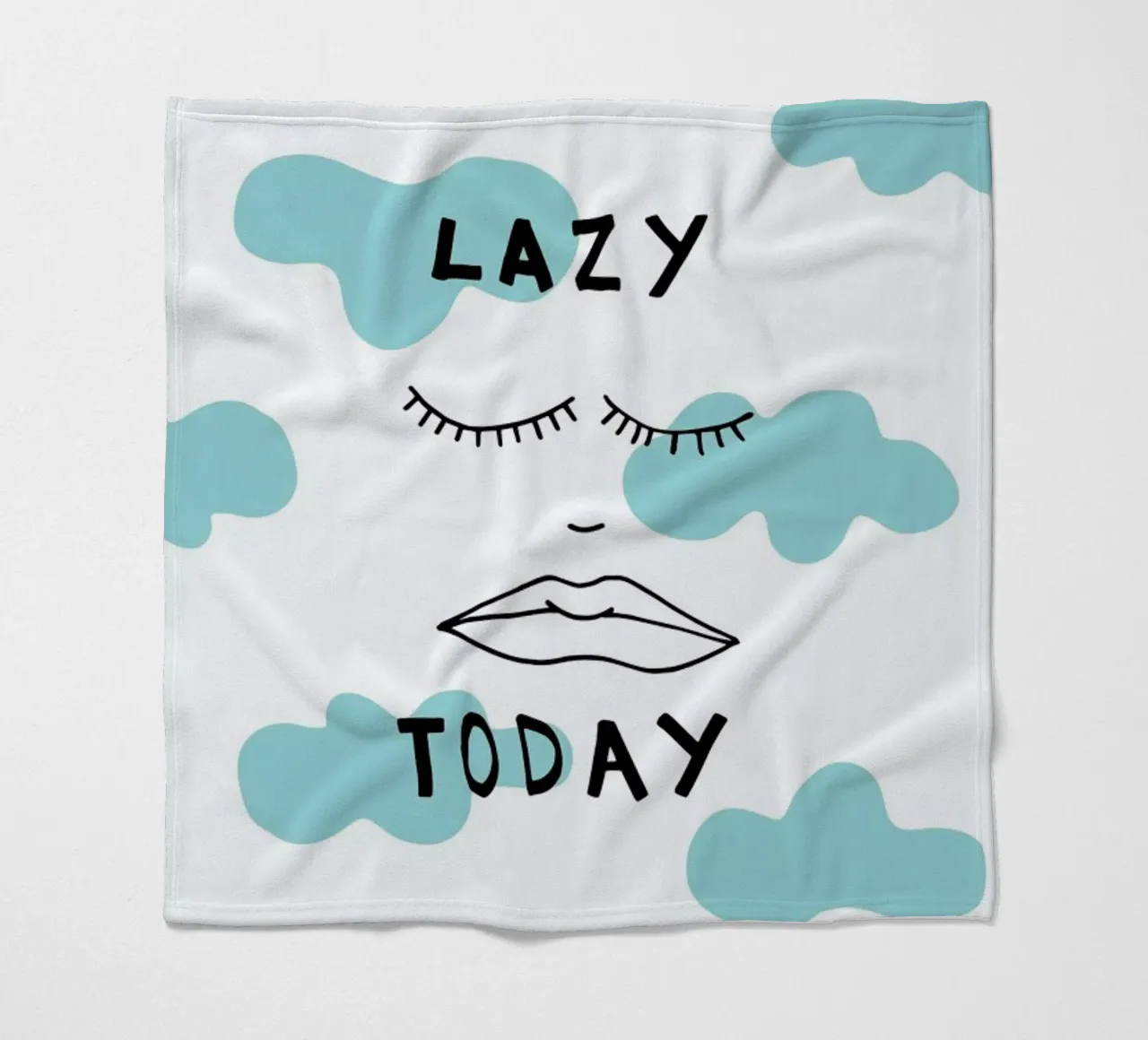 Lazy Today Clouds coperta in pile da Vasare Nar