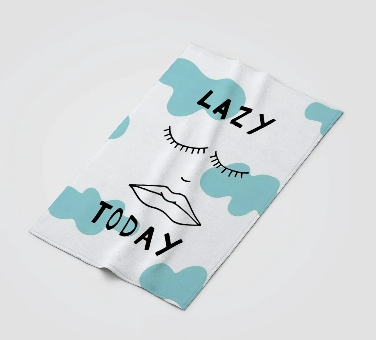 Lazy Today Clouds coperta in pile da Vasare Nar