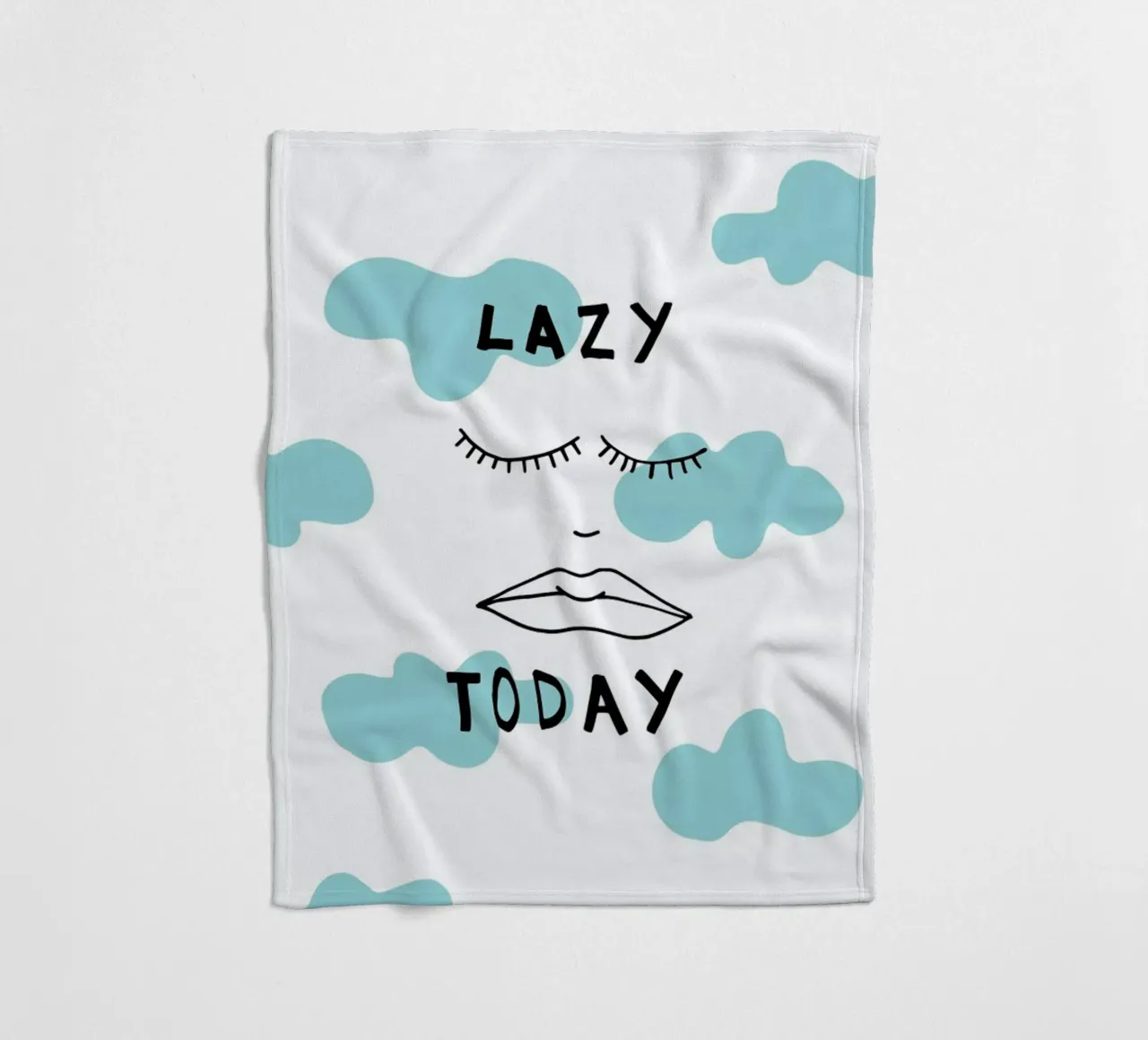 Lazy Today Clouds coperta in pile da Vasare Nar