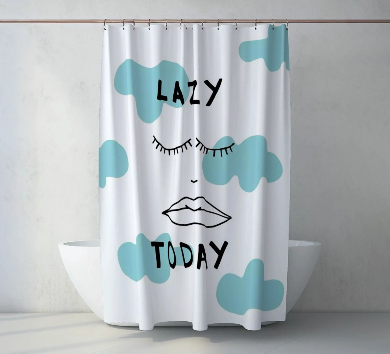 Lazy Today Clouds tenda da doccia da Vasare Nar
