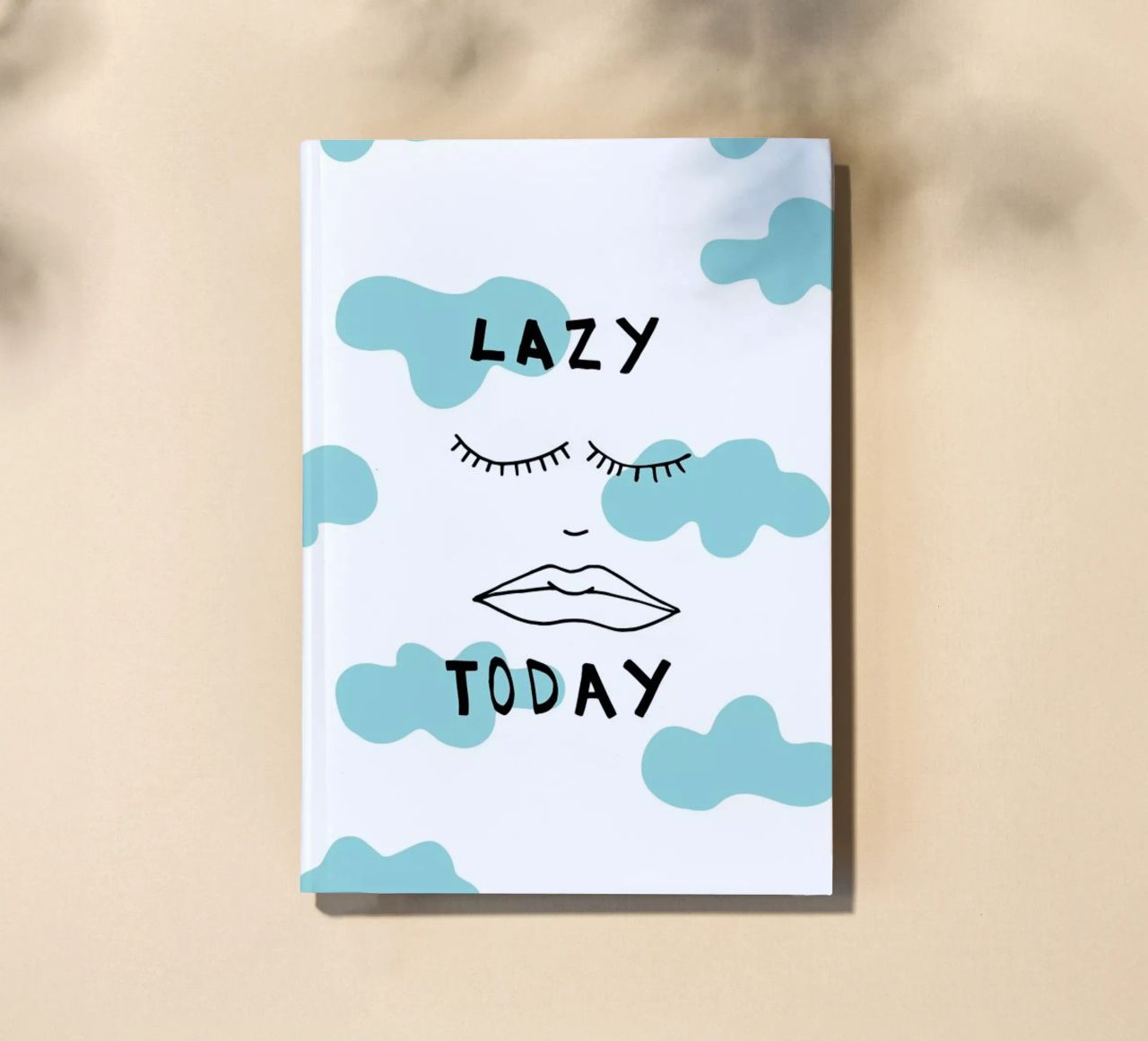 Lazy Today Clouds notebook by Vasare Nar