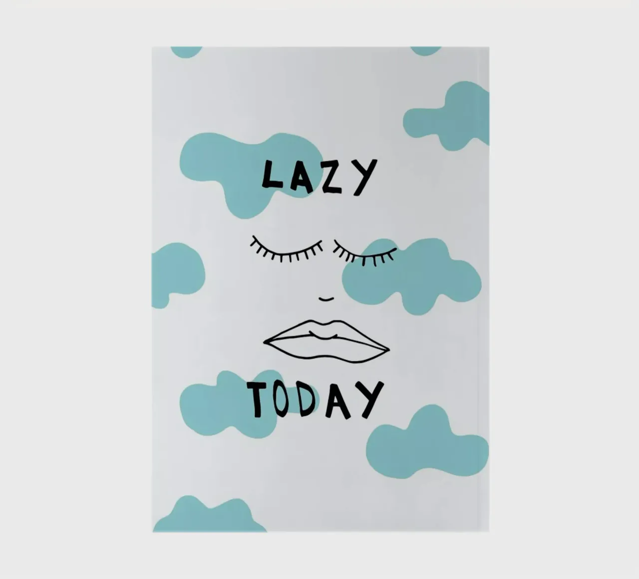 Lazy Today Clouds notitieboek van Vasare Nar