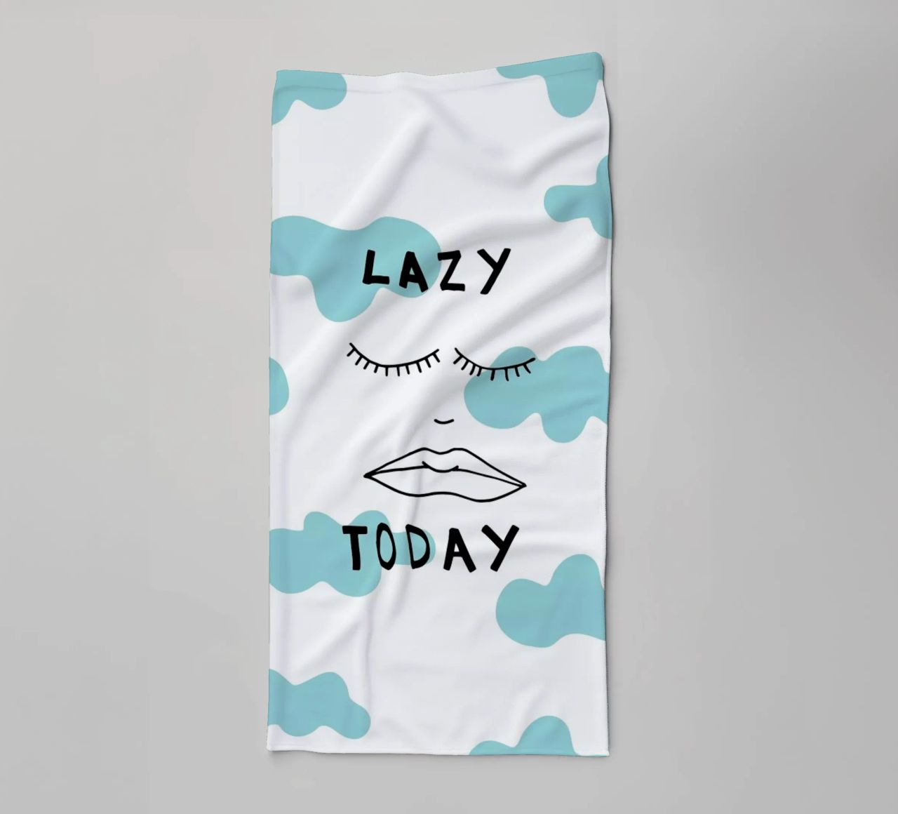 Lazy Today Clouds asciugamano da bagno da Vasare Nar