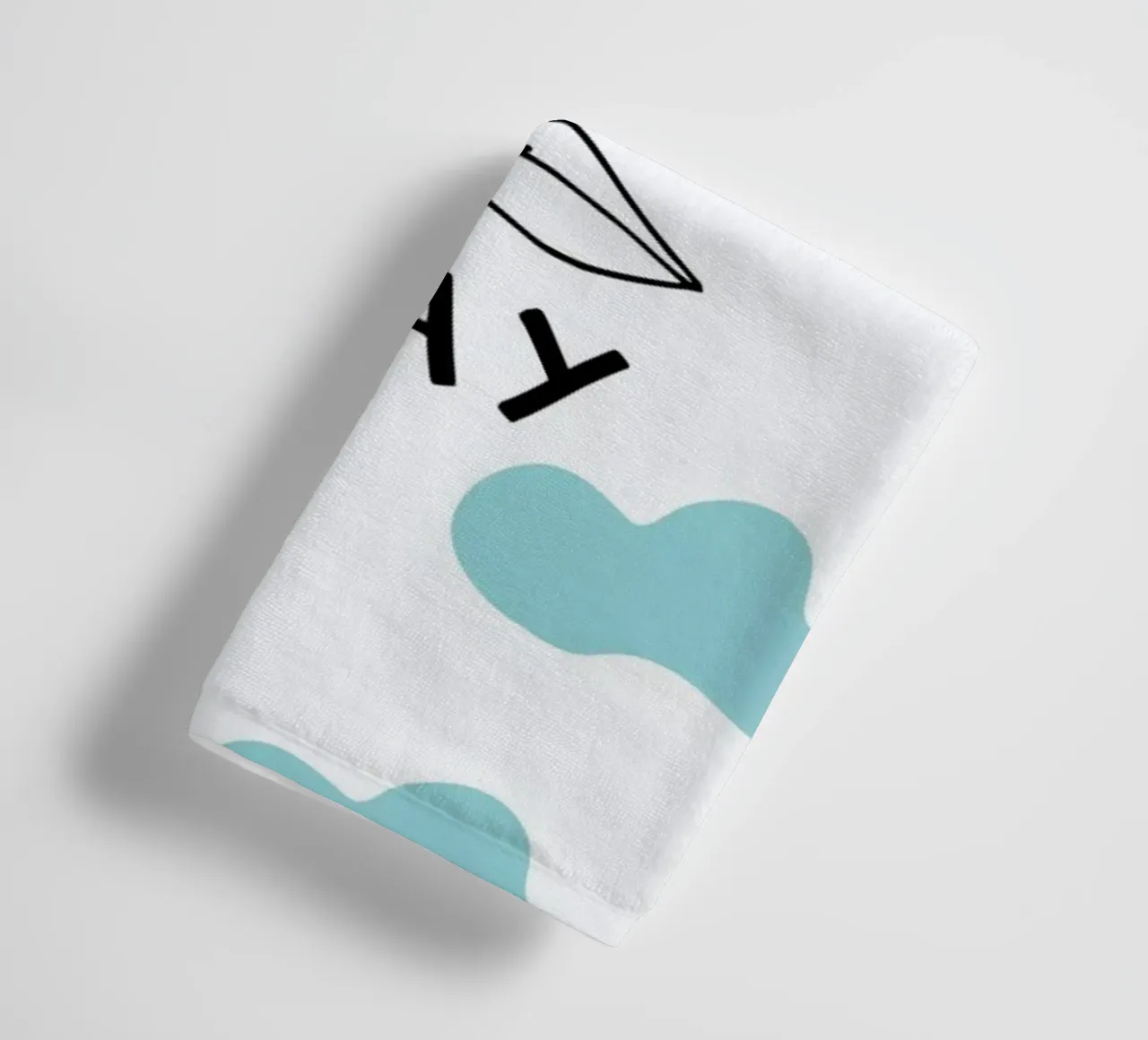 Lazy Today Clouds towel by Vasare Nar