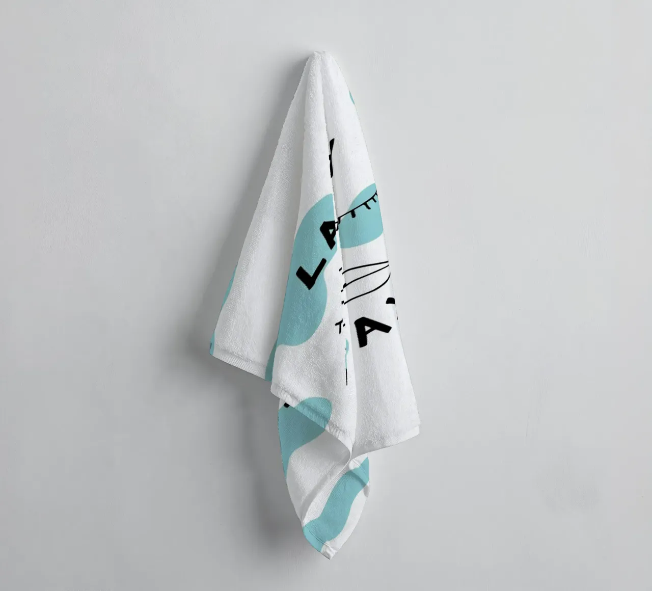 Lazy Today Clouds towel by Vasare Nar