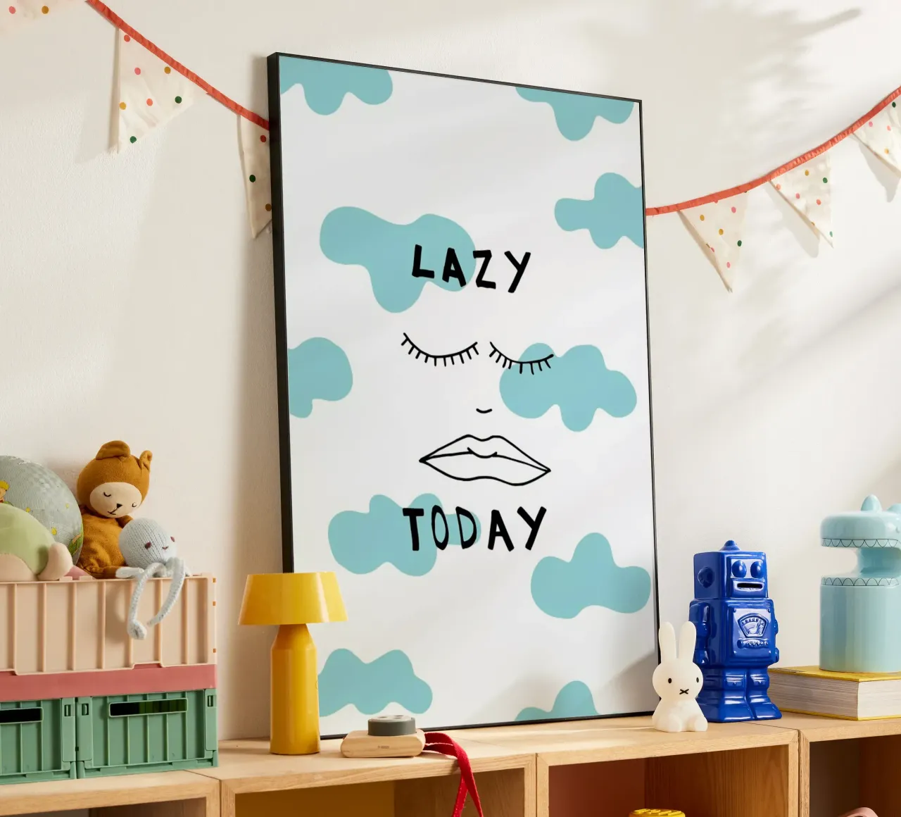 Lazy Today Clouds alluminio dibond da Vasare Nar
