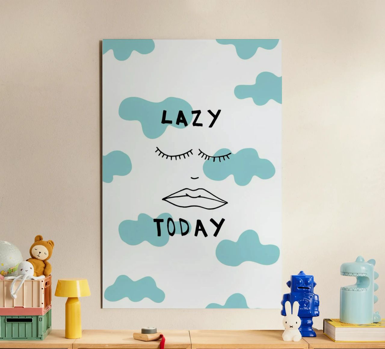Lazy Today Clouds alluminio dibond da Vasare Nar