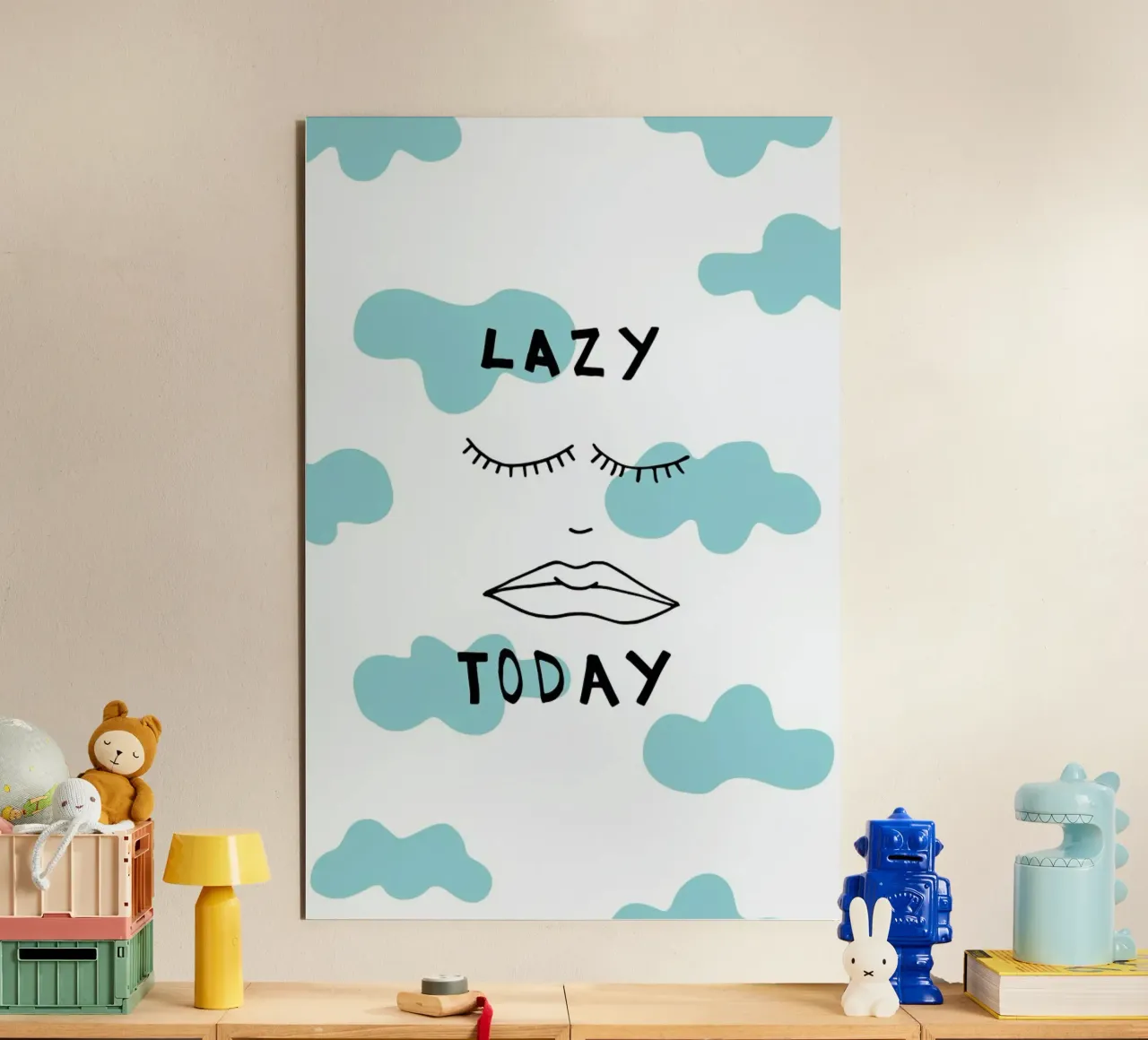 Lazy Today Clouds alluminio dibond da Vasare Nar