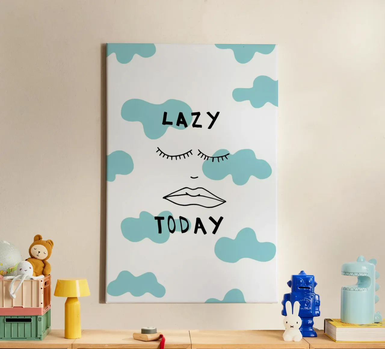 Lazy Today Clouds tela da Vasare Nar