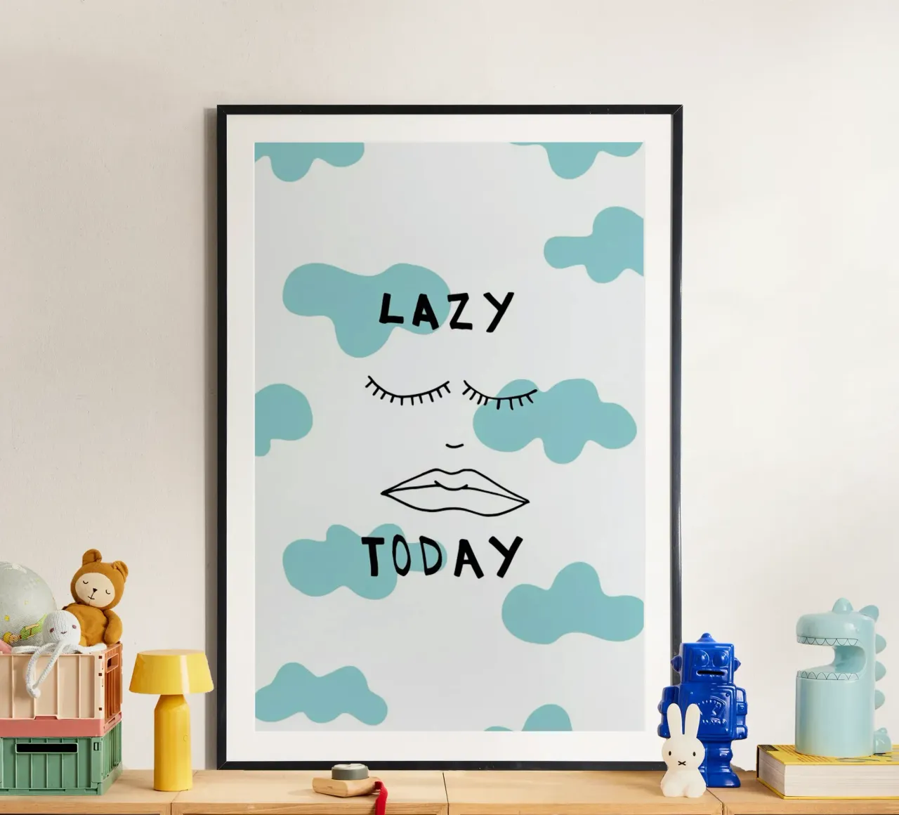 Lazy Today Clouds carta hahnemühle da Vasare Nar