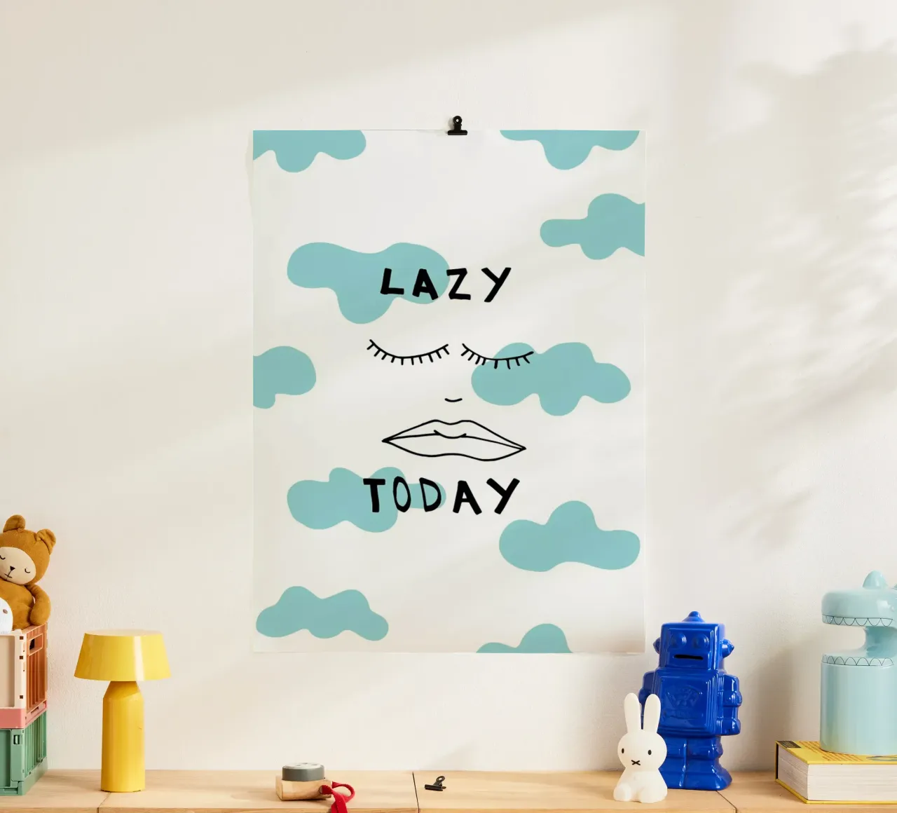 Lazy Today Clouds carta hahnemühle da Vasare Nar