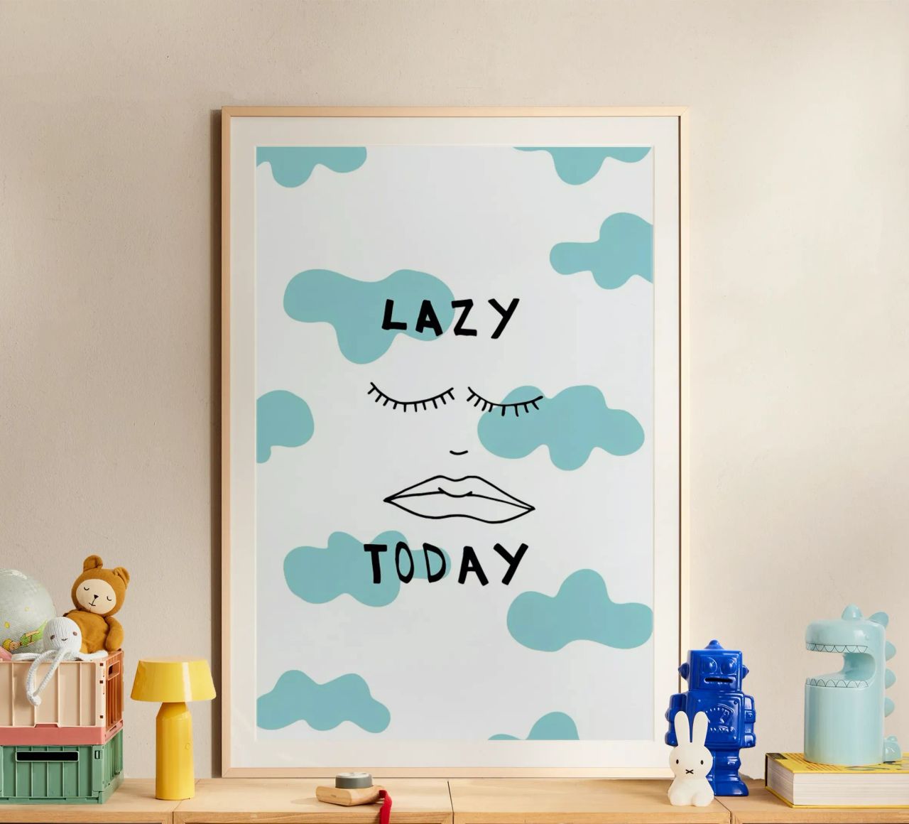 Lazy Today Clouds carta hahnemühle da Vasare Nar