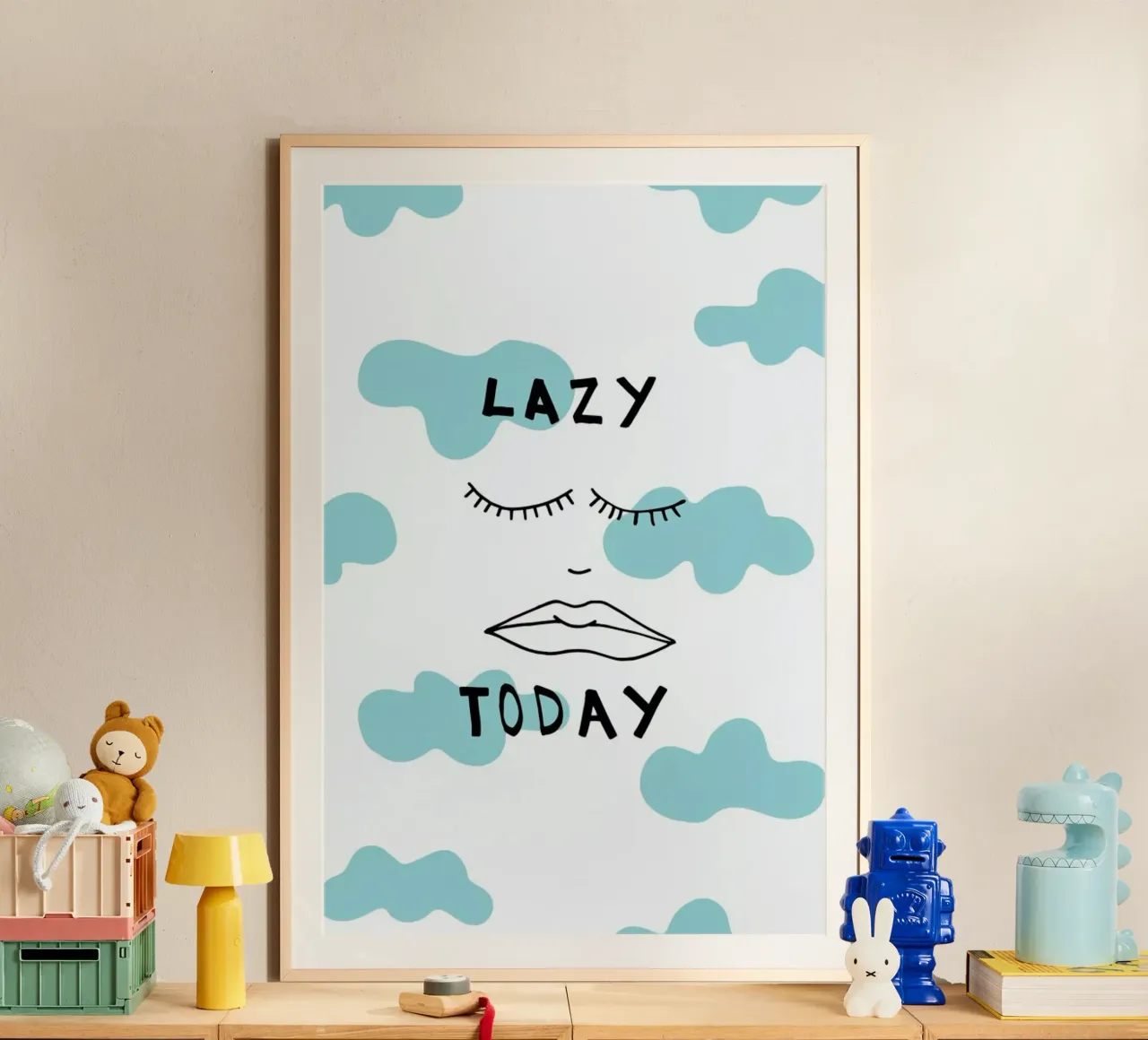 Lazy Today Clouds Hahnemühle von Vasare Nar