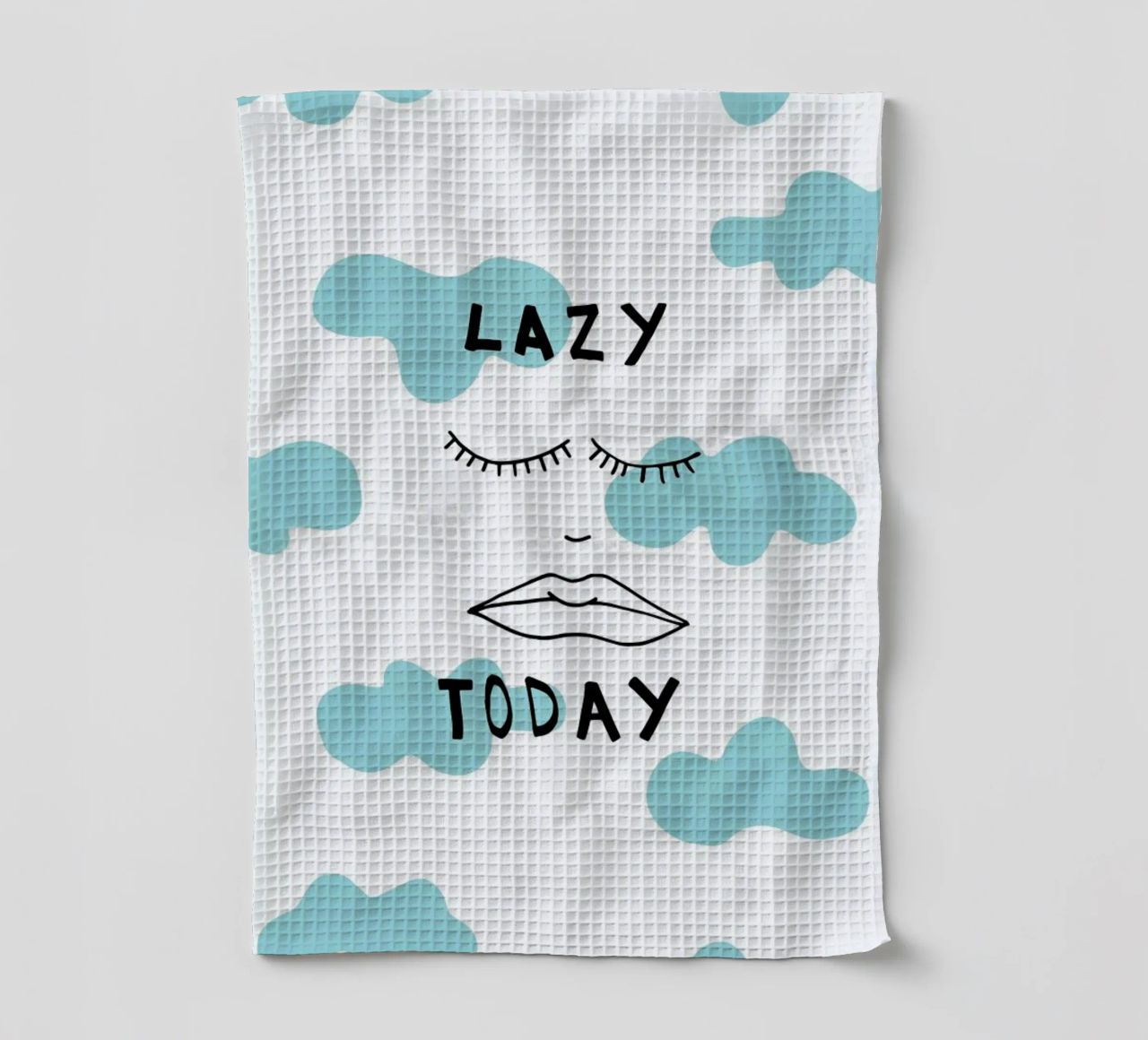 Lazy Today Clouds canovaccio da cucina da Vasare Nar