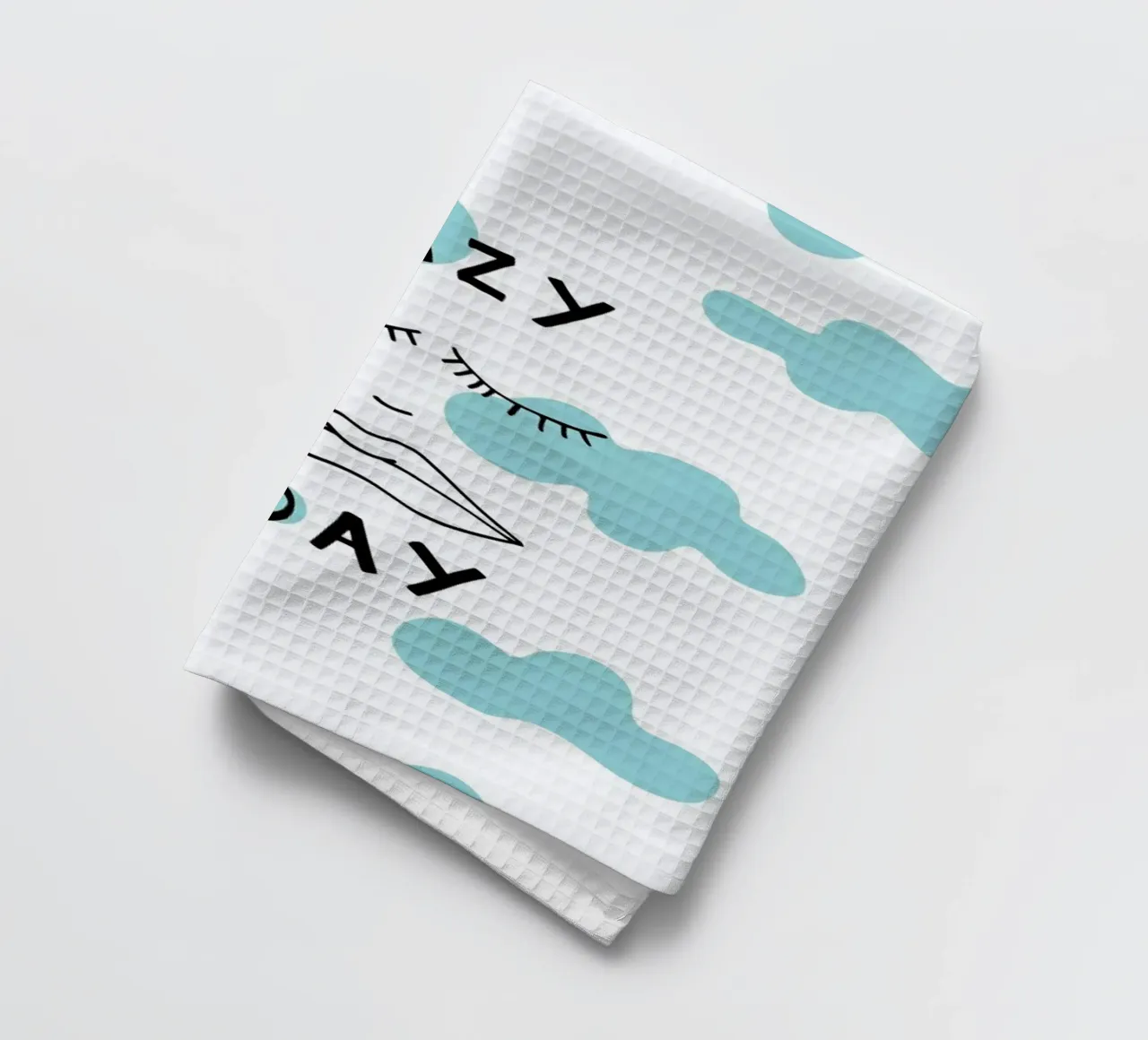 Lazy Today Clouds torchon de Vasare Nar