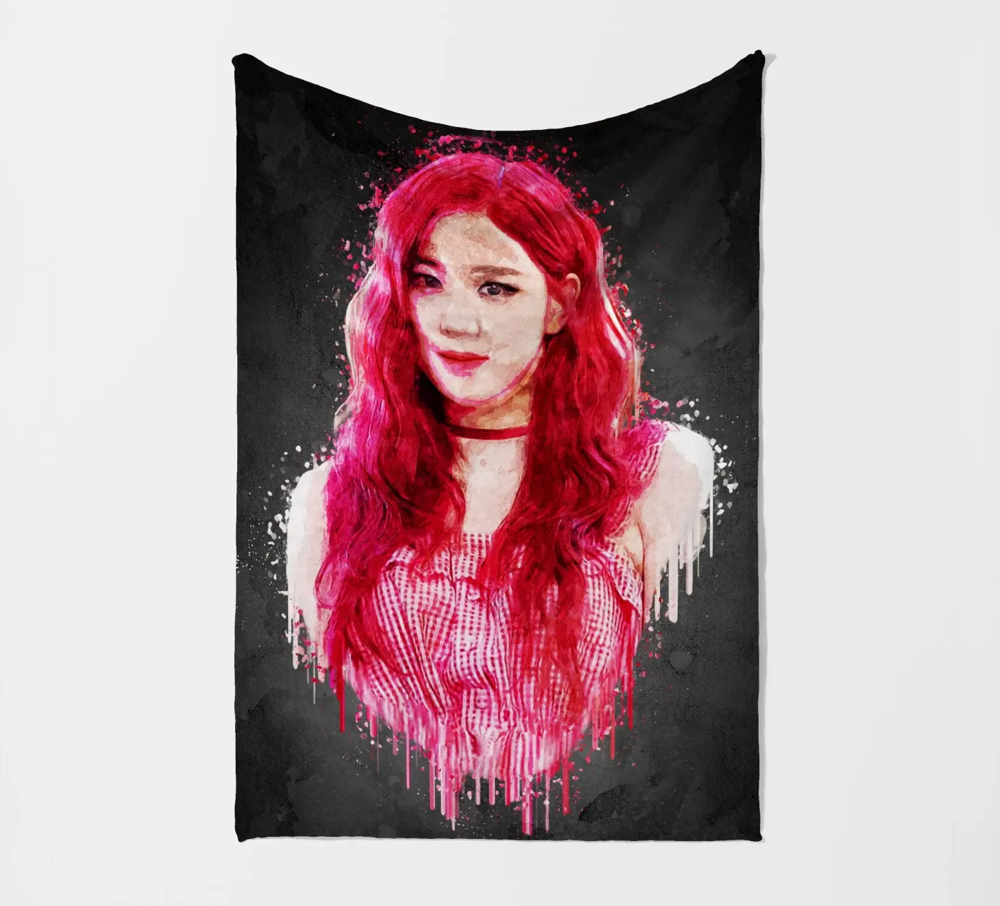 Rose Fleecedecke von Gunawan Rb