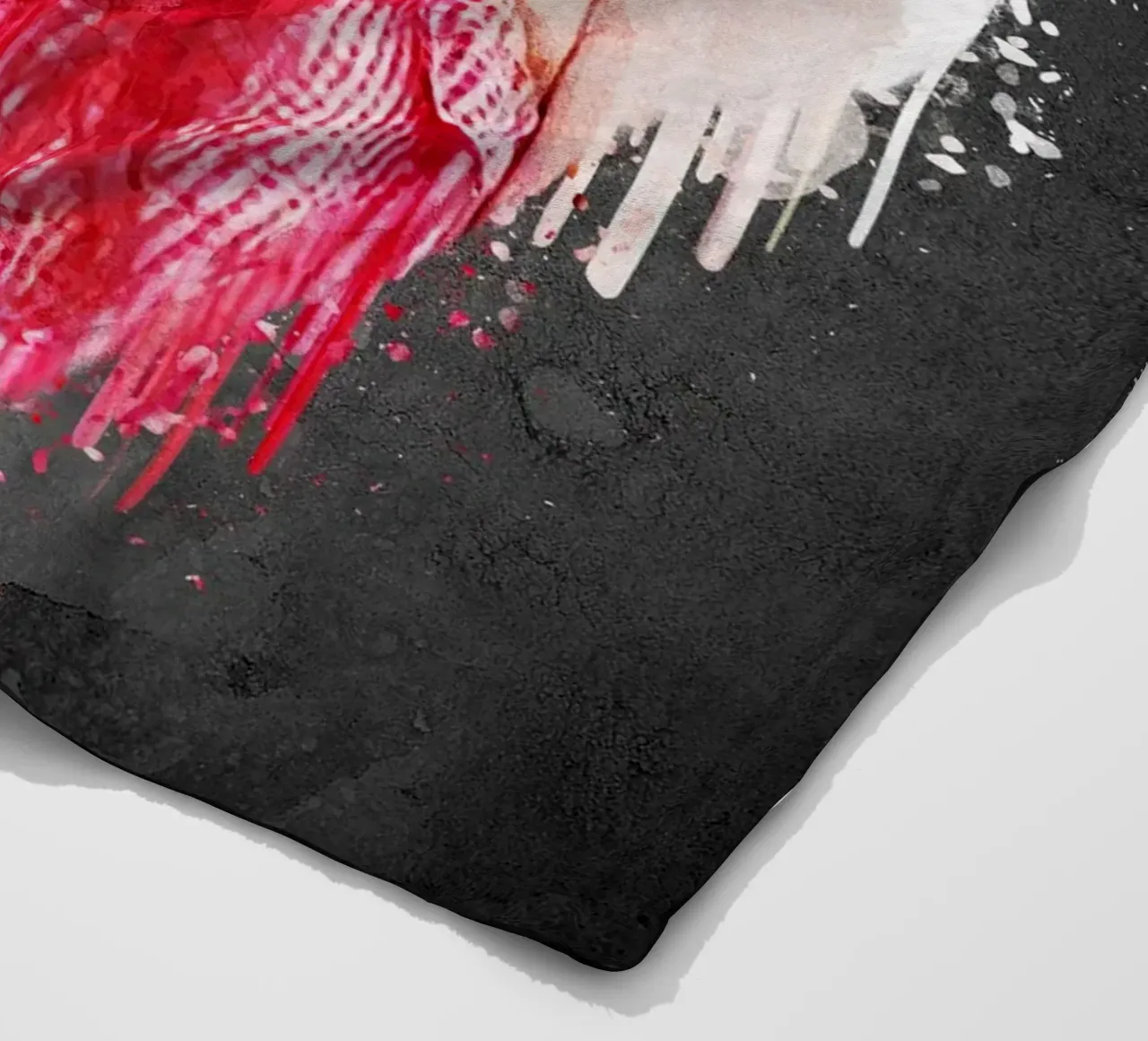 Roos fleecedeken van Gunawan Rb