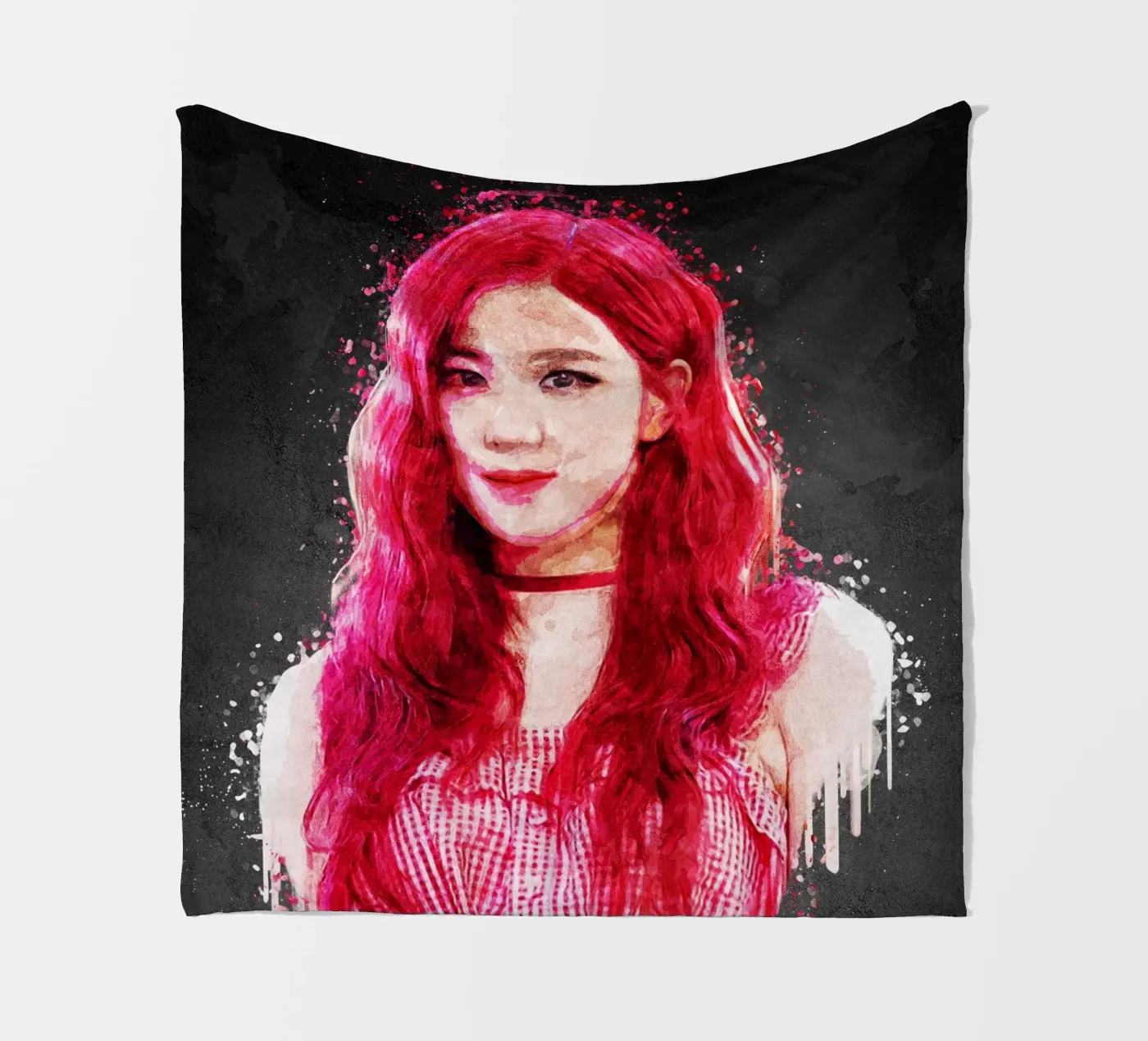 Rose Fleecedecke von Gunawan Rb