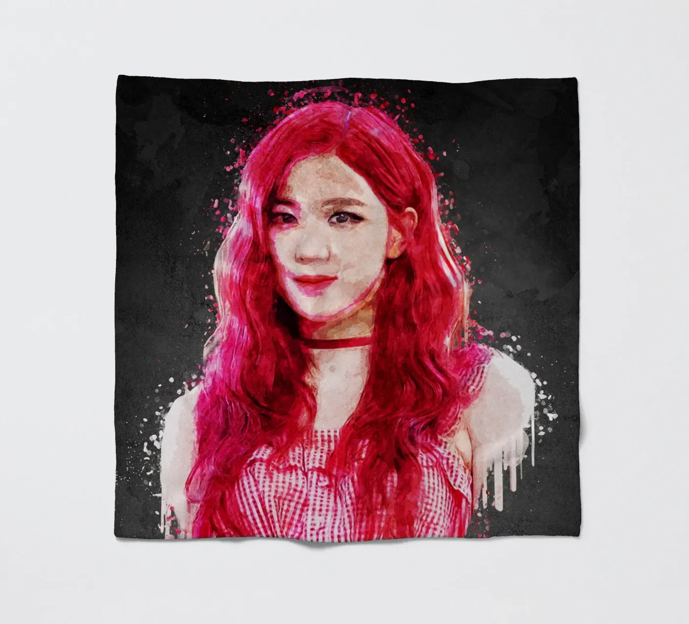 Rose Fleecedecke von Gunawan Rb