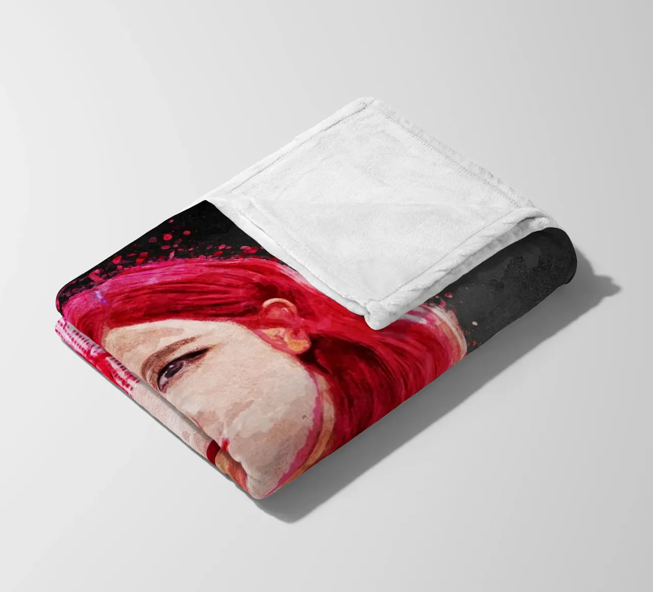 Rose fleece blanket by Gunawan Rb