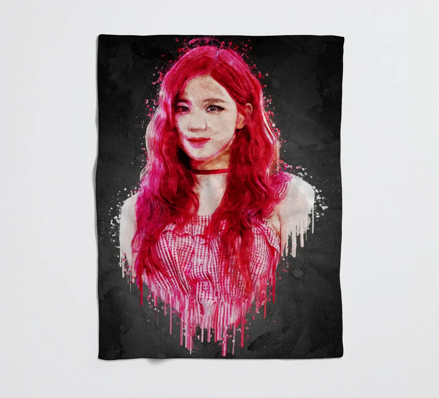 Rose Fleecedecke von Gunawan Rb