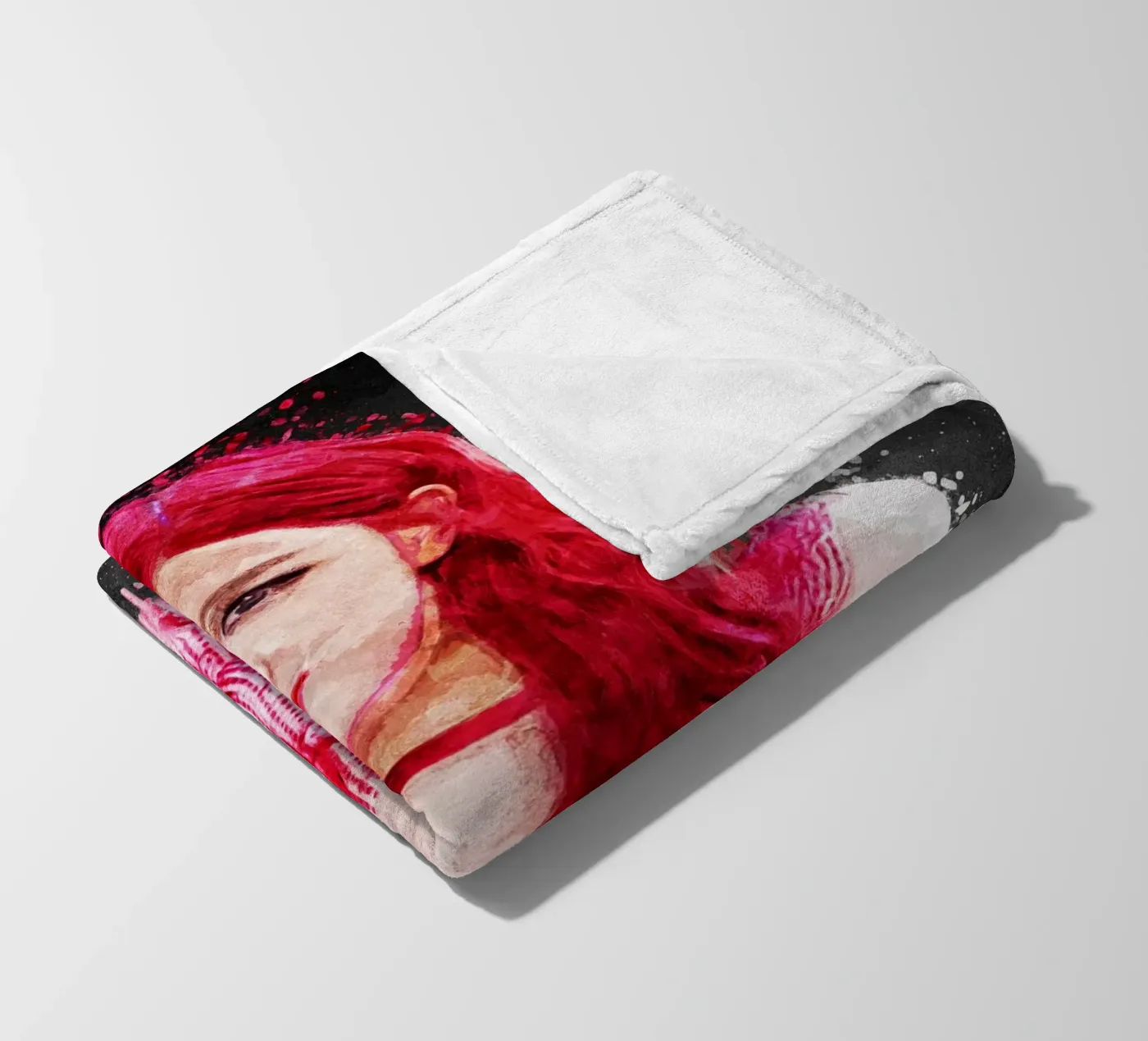 Rose Fleecedecke von Gunawan Rb