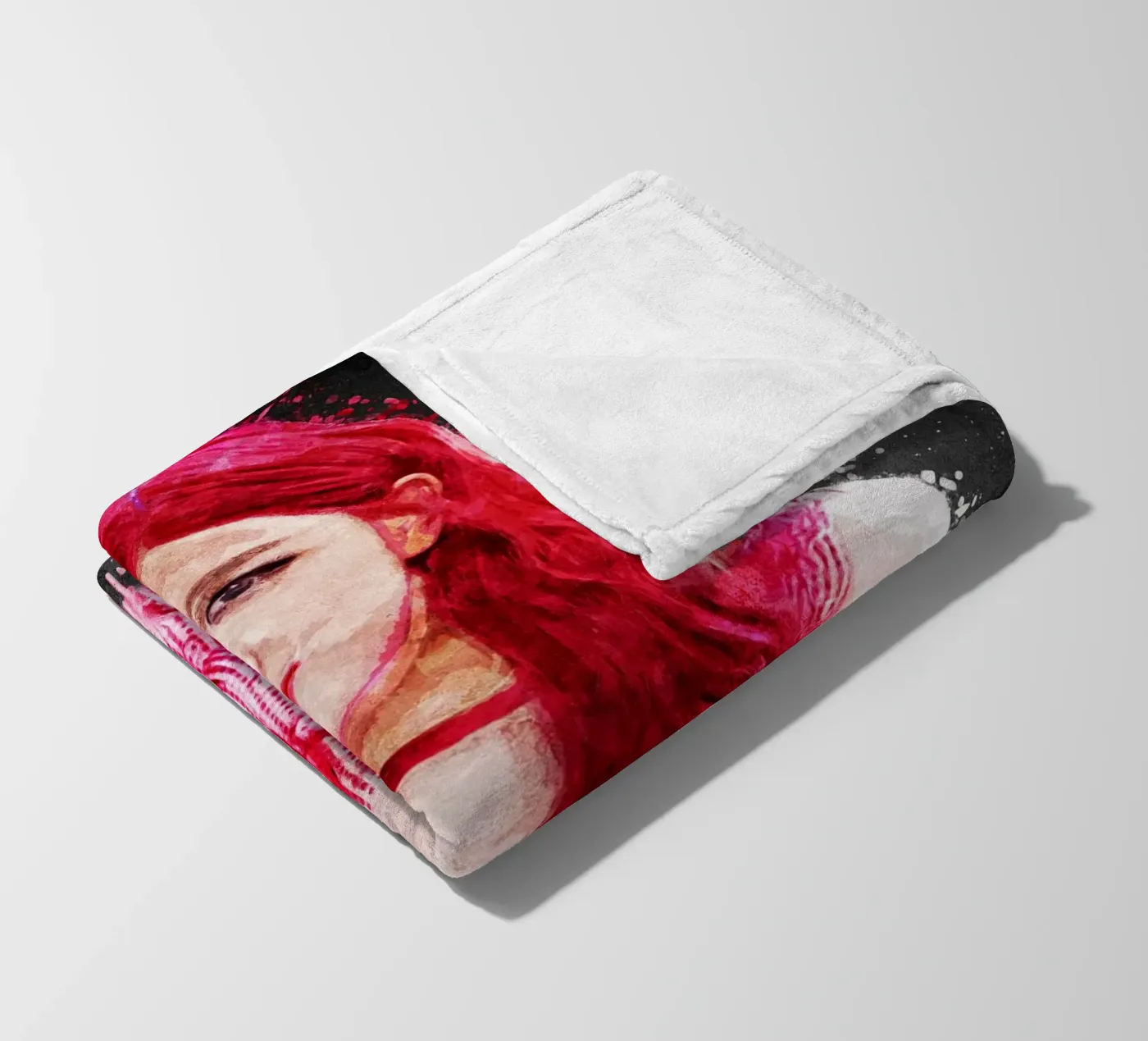 Rose Fleecedecke von Gunawan Rb