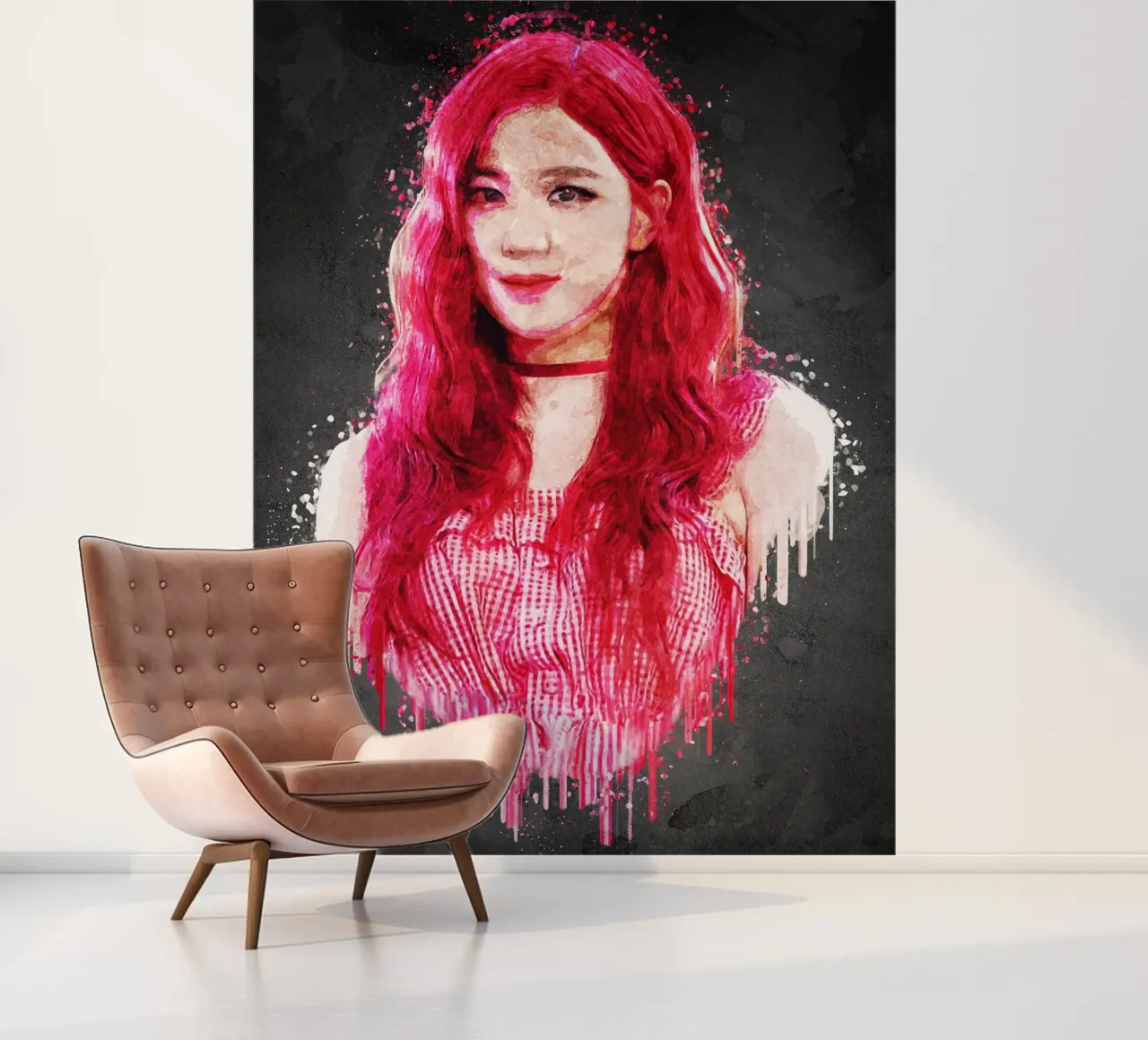 Roos fotobehang van Gunawan Rb