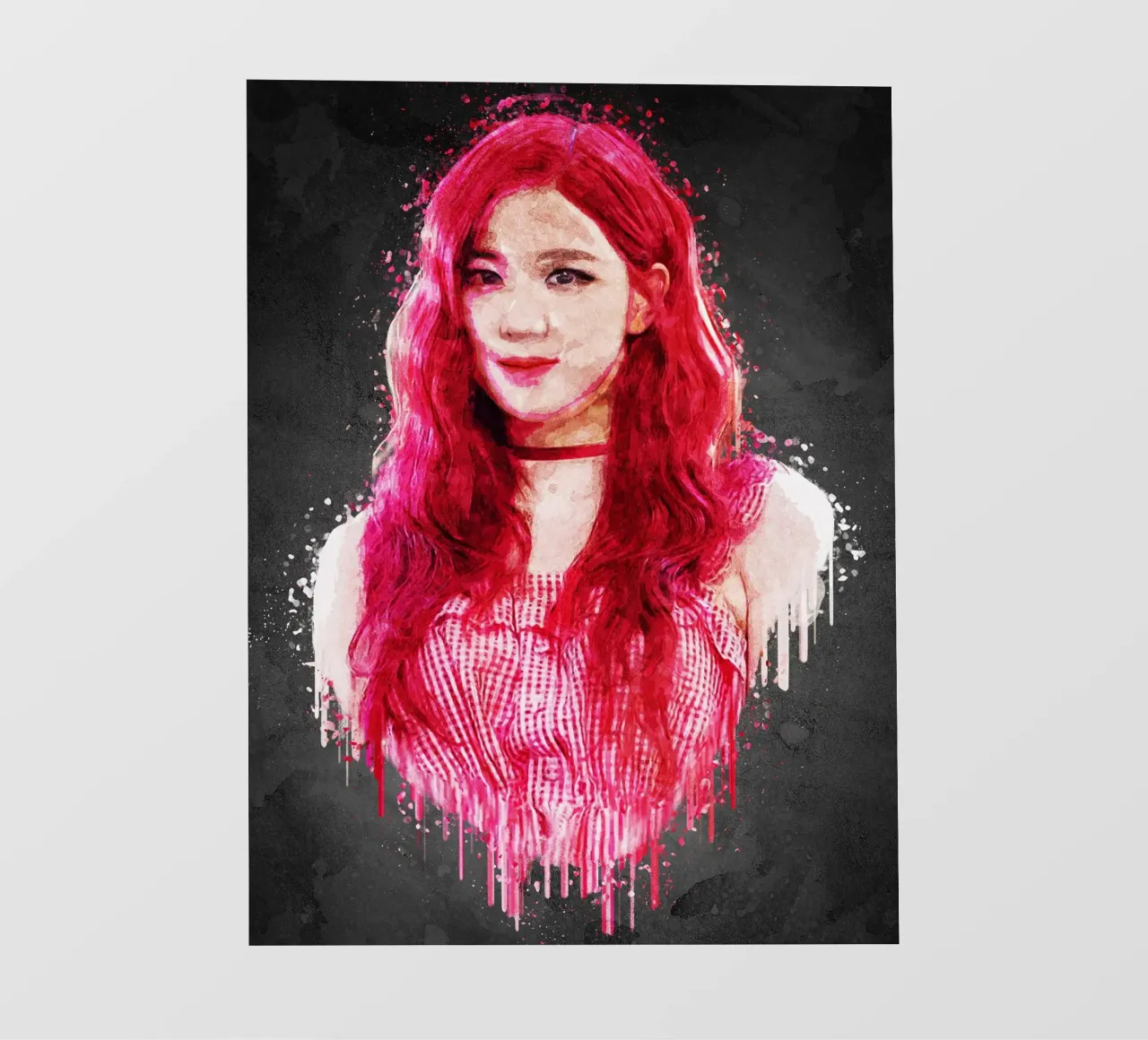 Roos fotobehang van Gunawan Rb