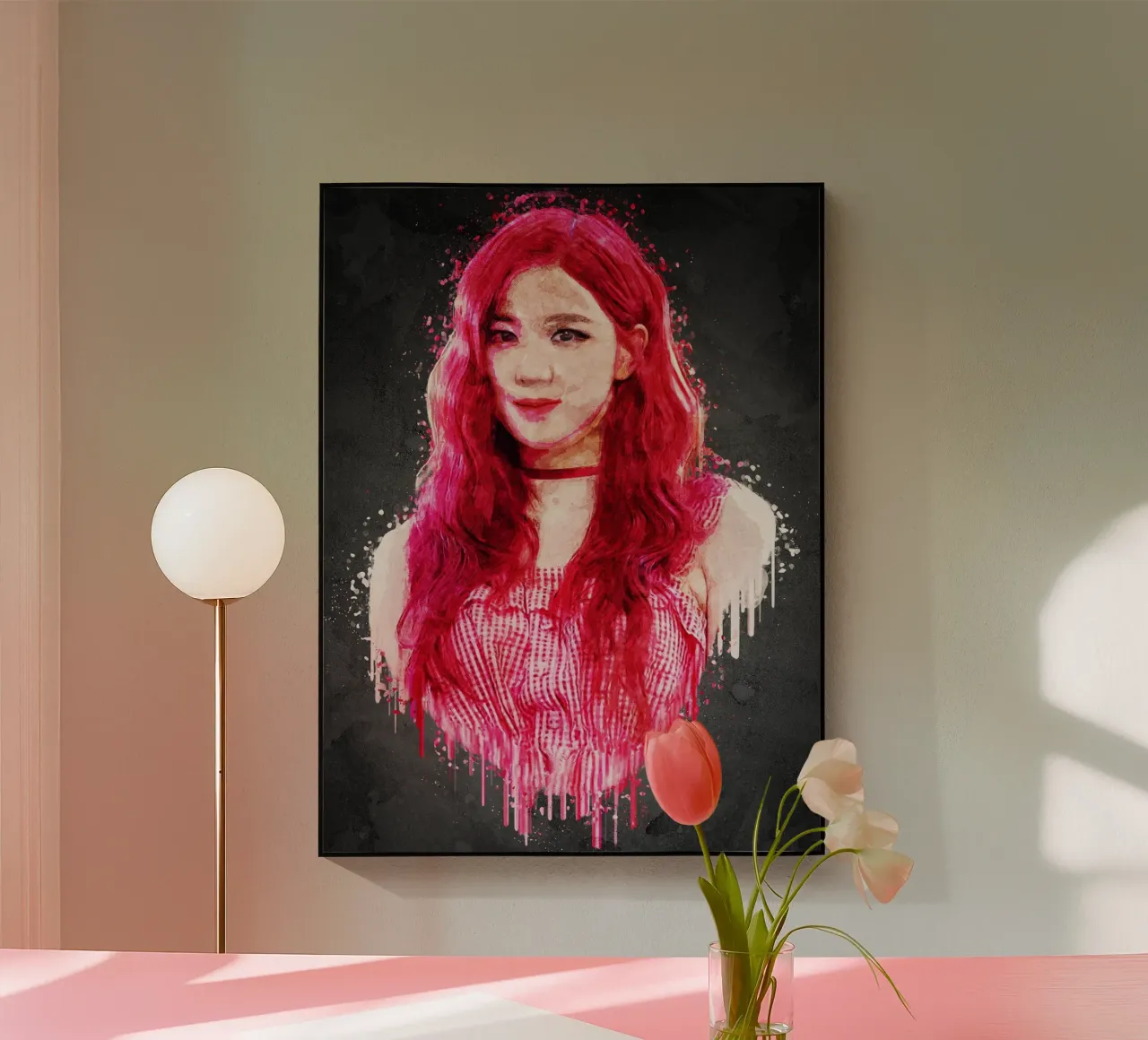 Roos acryl van Gunawan Rb