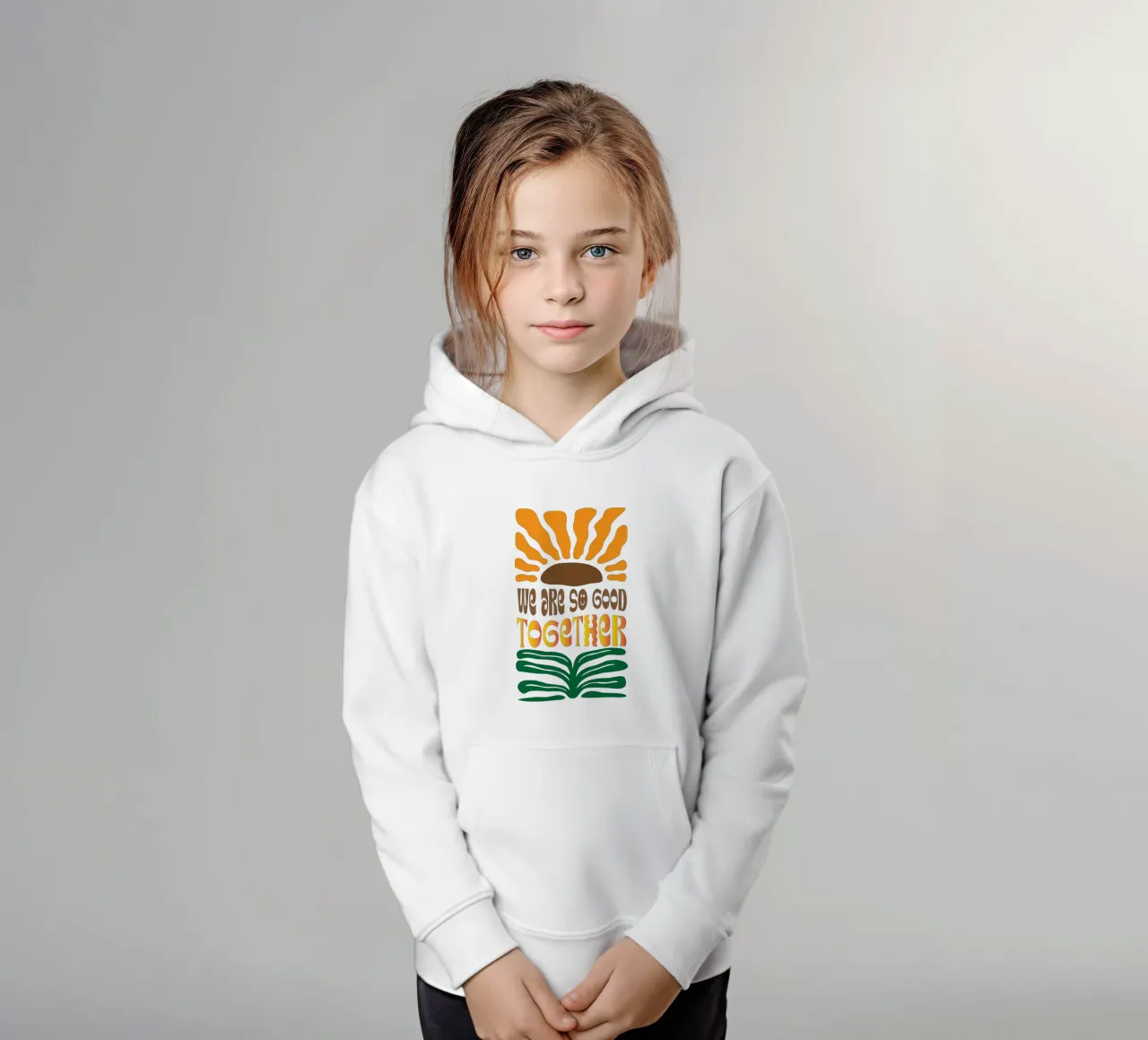 We are so good together kids hoodie by Gunawan Rb