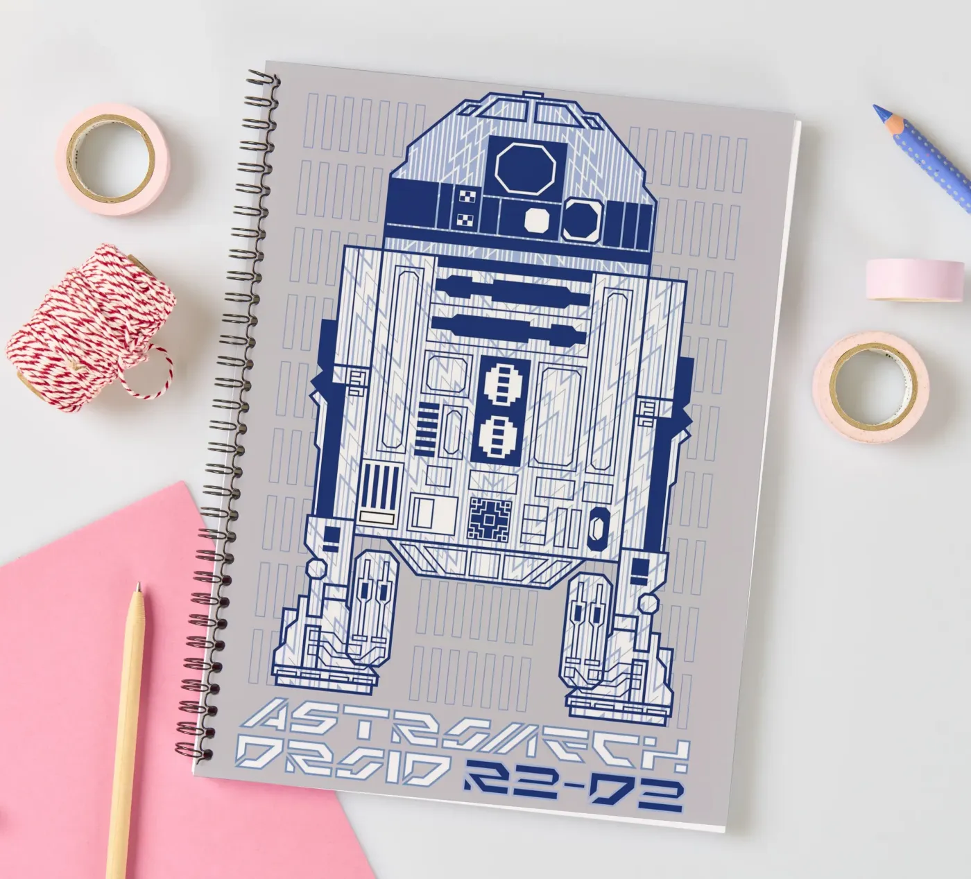 ASTROMECH DROID R2-D2 carnet à spirale de Star Wars