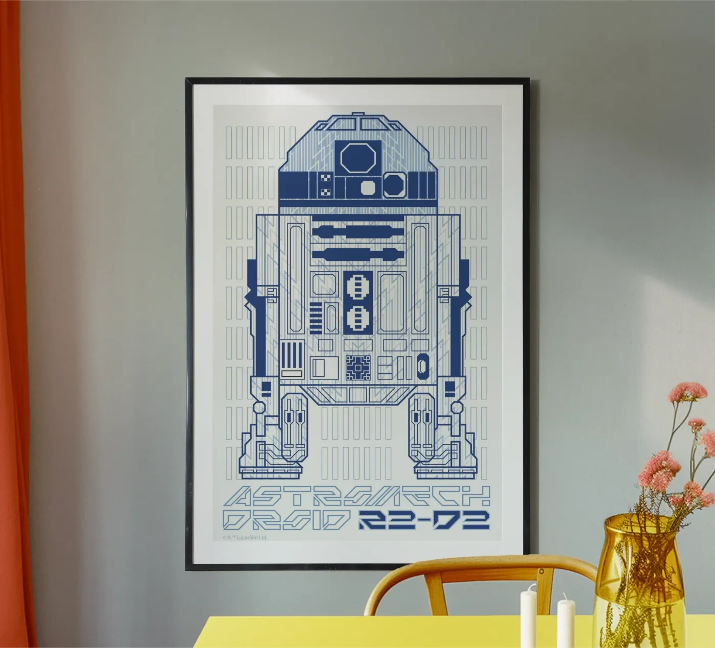ASTROMECH DROID R2-D2 poster da Star Wars