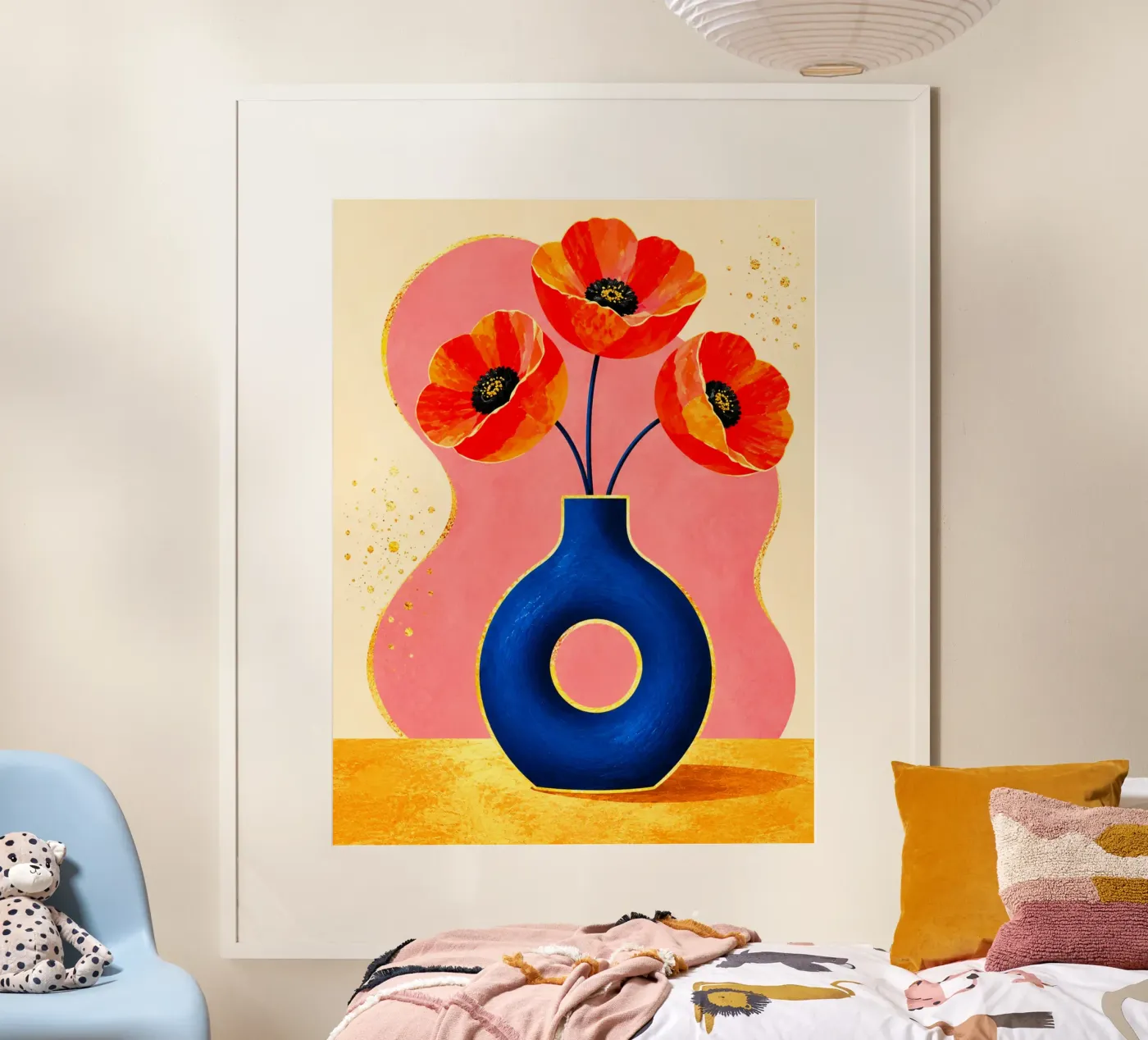 Fiori rossi poster da PurePrint Studio