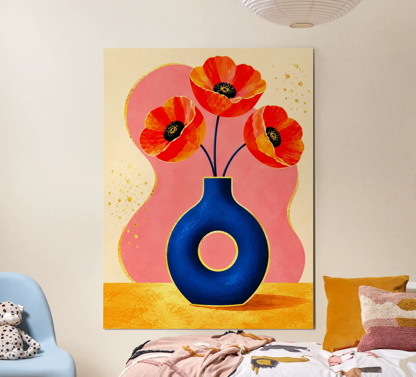 Fiori rossi poster da PurePrint Studio