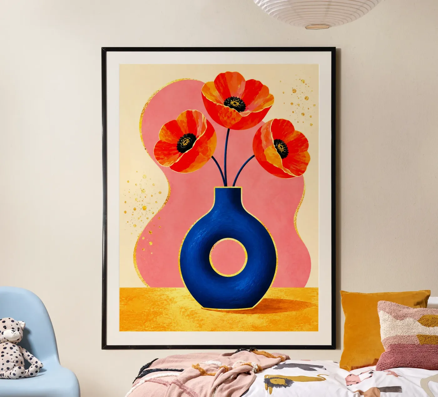 Fiori rossi poster da PurePrint Studio