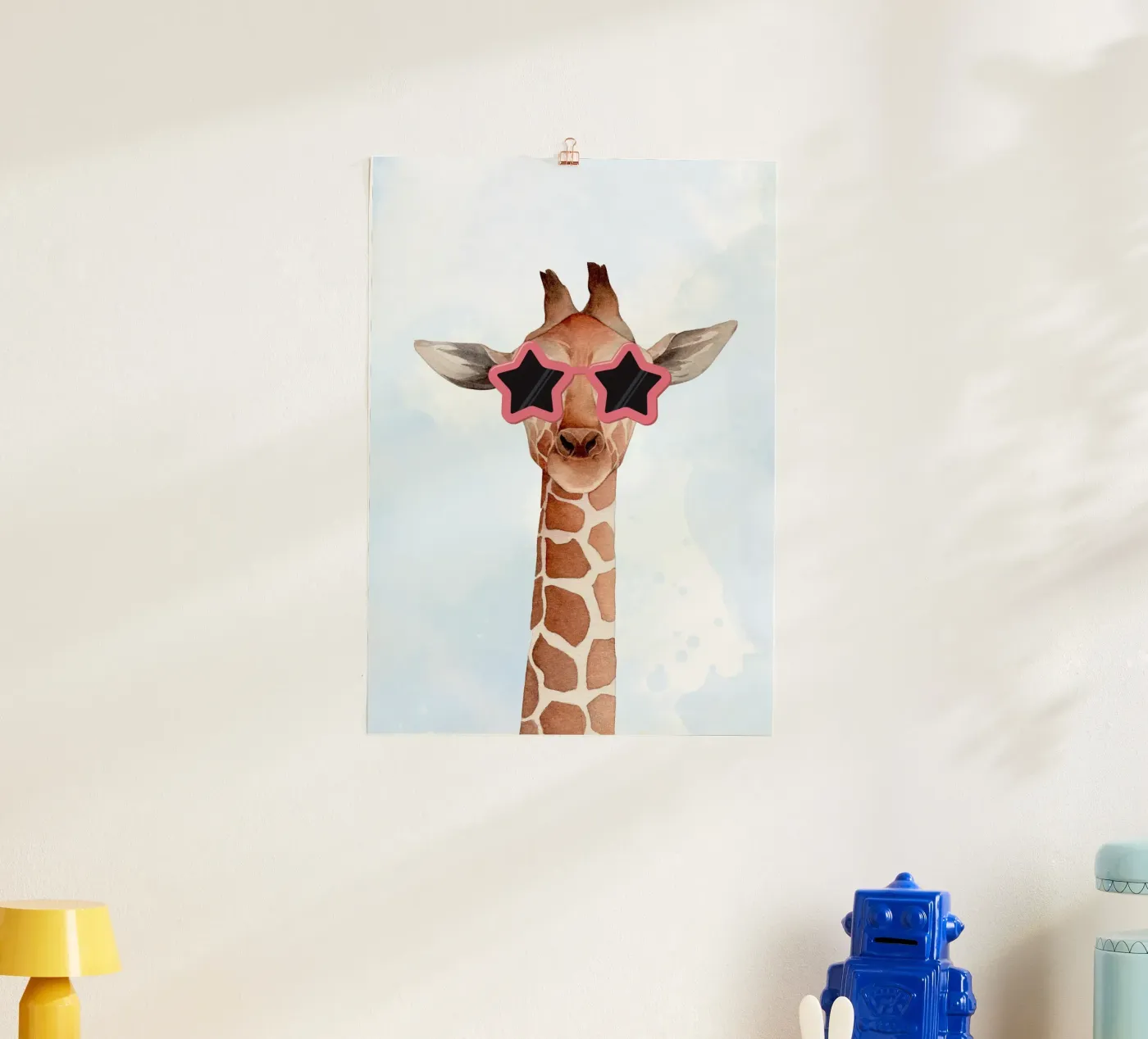 Cool giraffe poster da Sasyall Graphics