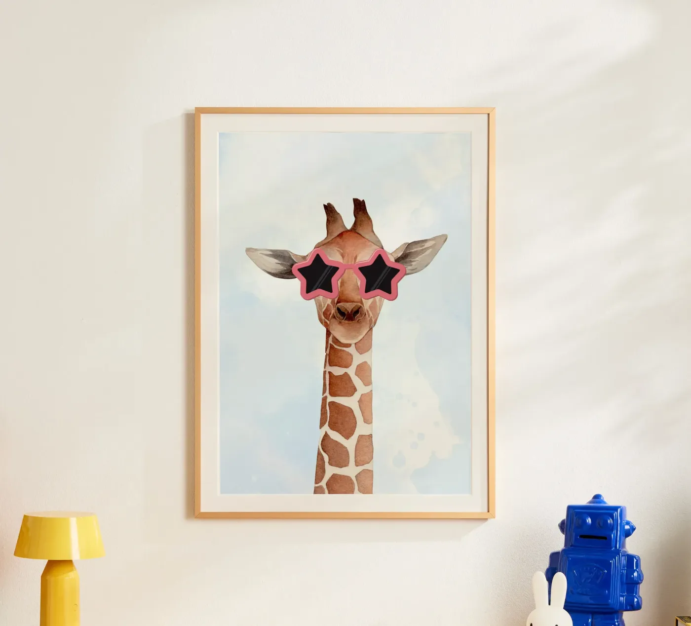 Cool giraffe poster da Sasyall Graphics