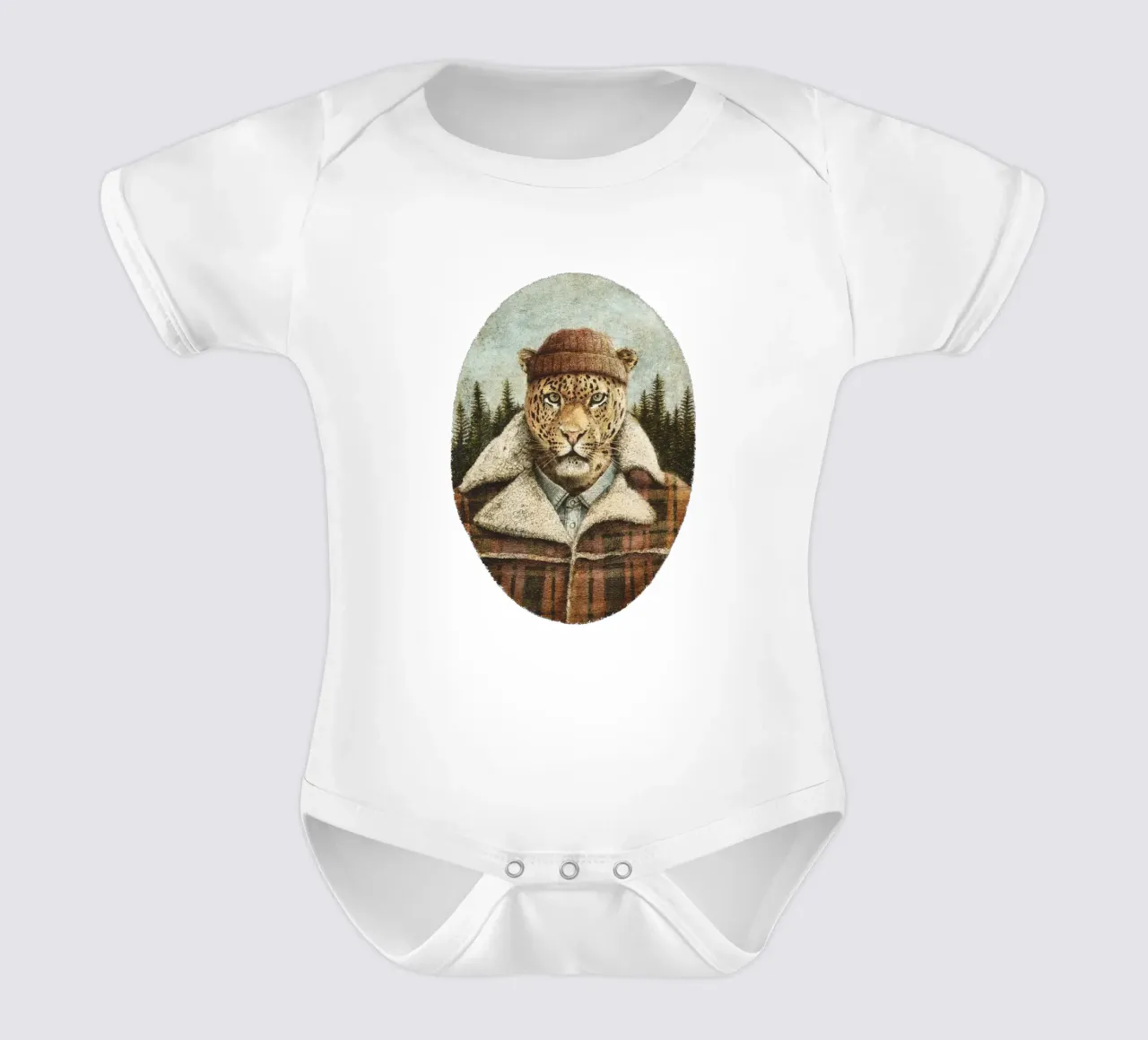 Lumberjack - Forza e fascino rustico body neonato maniche corte da mikekoubou