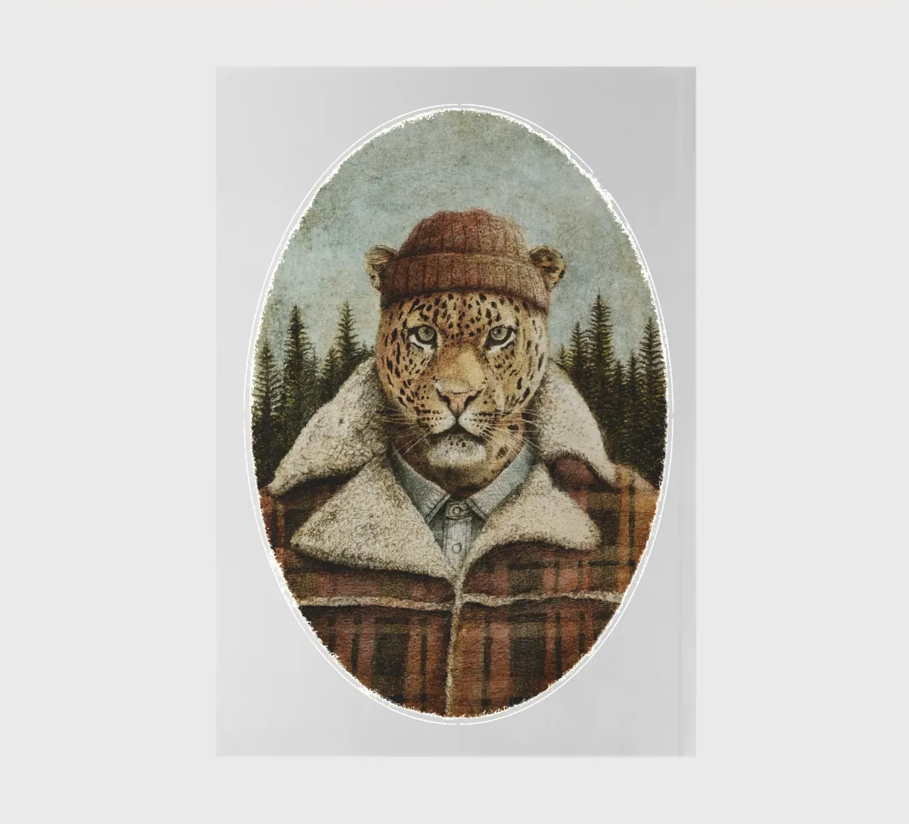 Lumberjack - Strength and Rustic Charm notebook by mikekoubou
