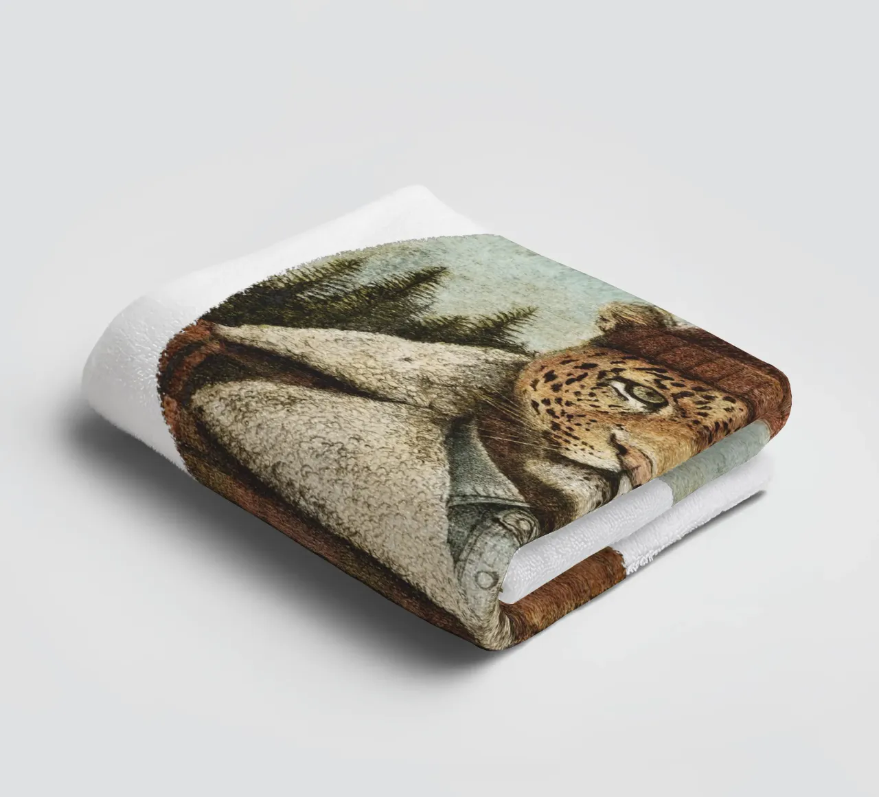 Lumberjack - Strength and Rustic Charm towel by mikekoubou