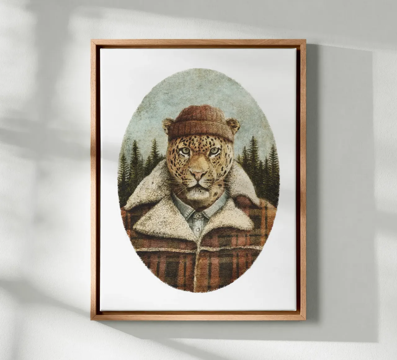 Lumberjack - Strength and Rustic Charm canvas by mikekoubou