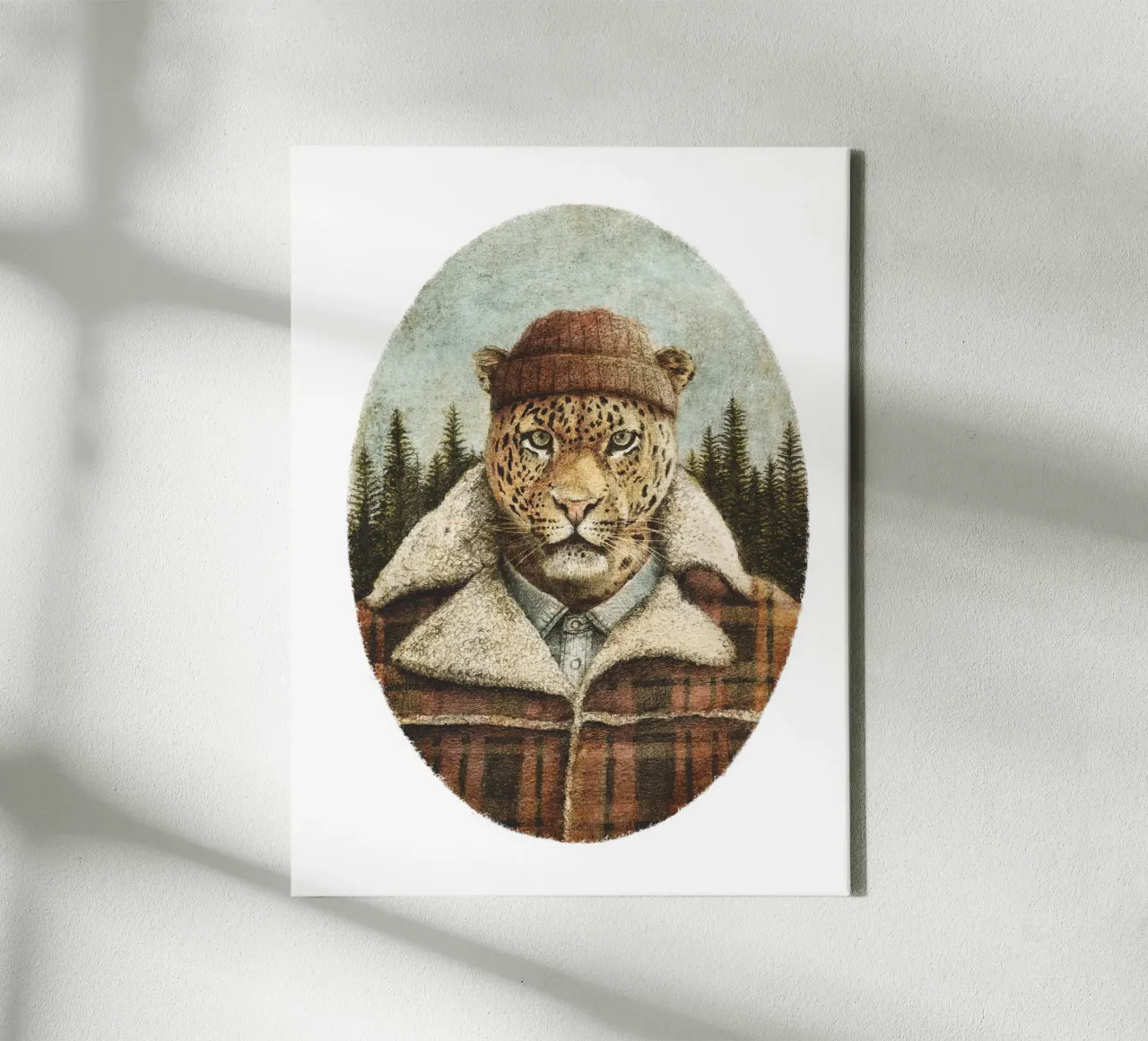 Lumberjack - Strength and Rustic Charm canvas by mikekoubou