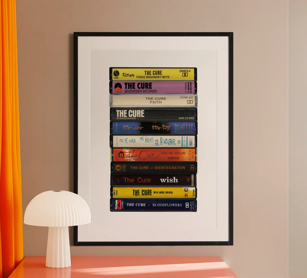 The Cure - Collected Albums - Cassette Print hahnemühle de MrMustardPrints
