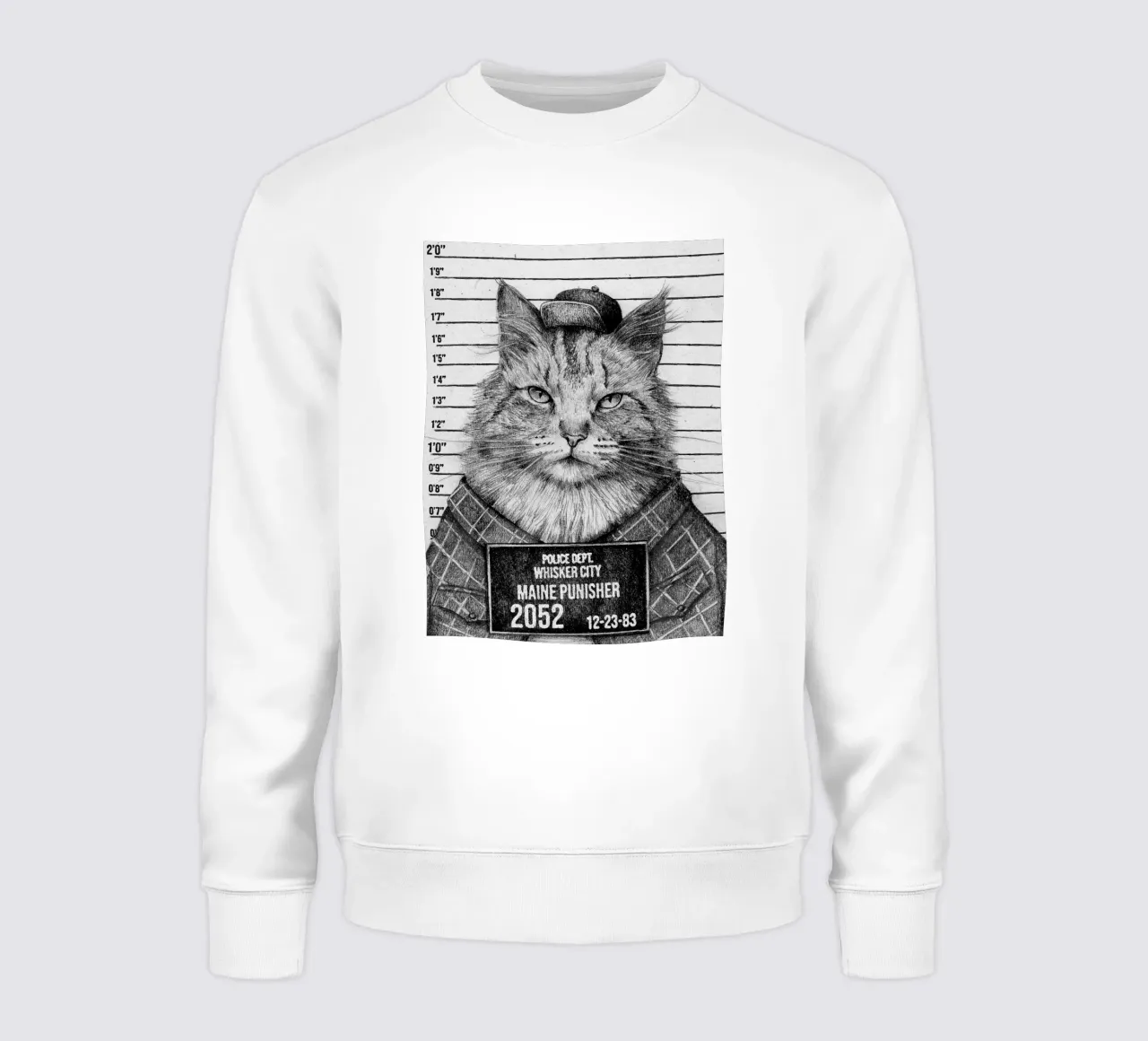Il Punitore del Maine - Un felino con un'attitudine felpa da mikekoubou