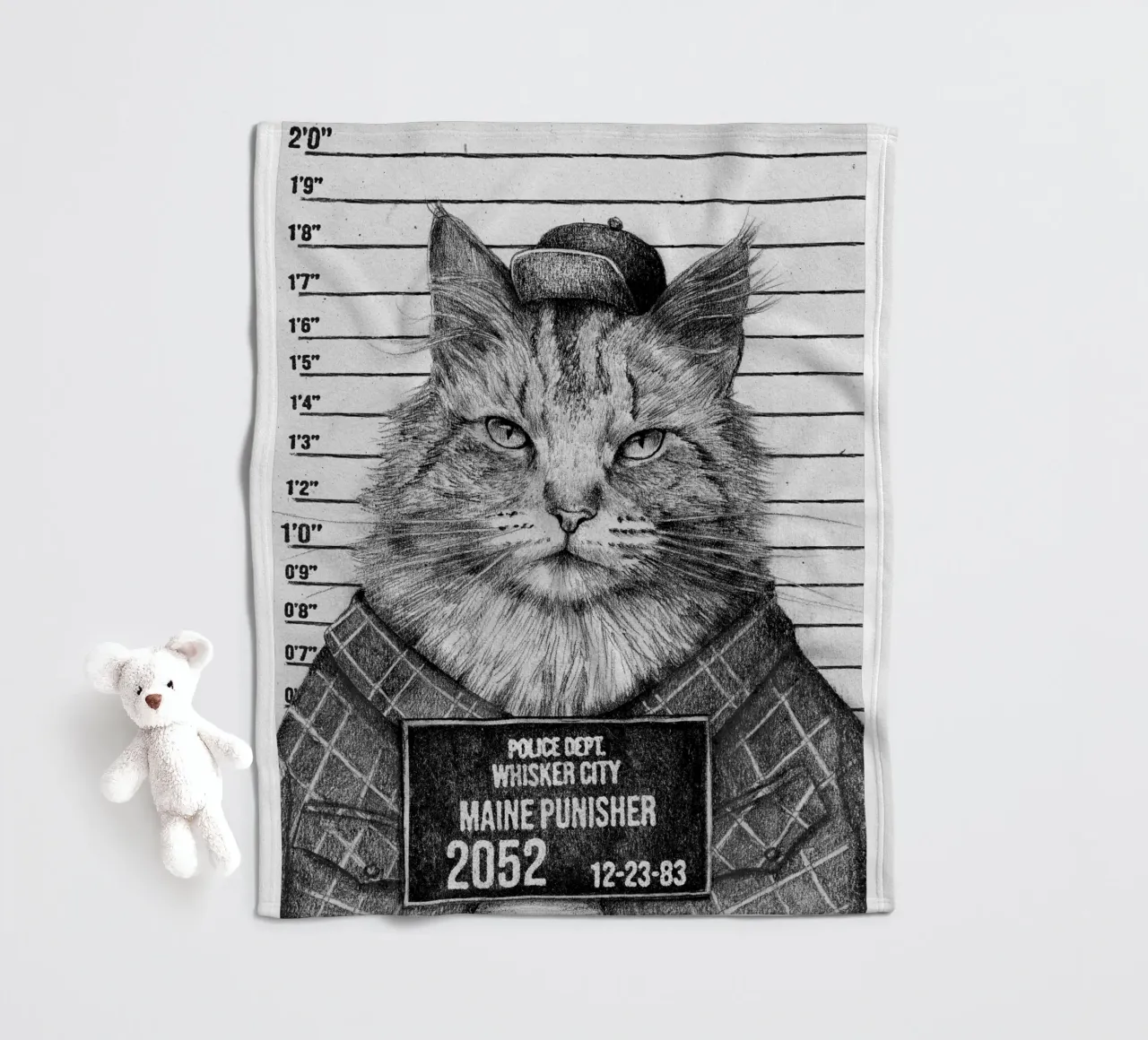 Il Punitore del Maine - Un felino con un'attitudine coperta in pile da mikekoubou
