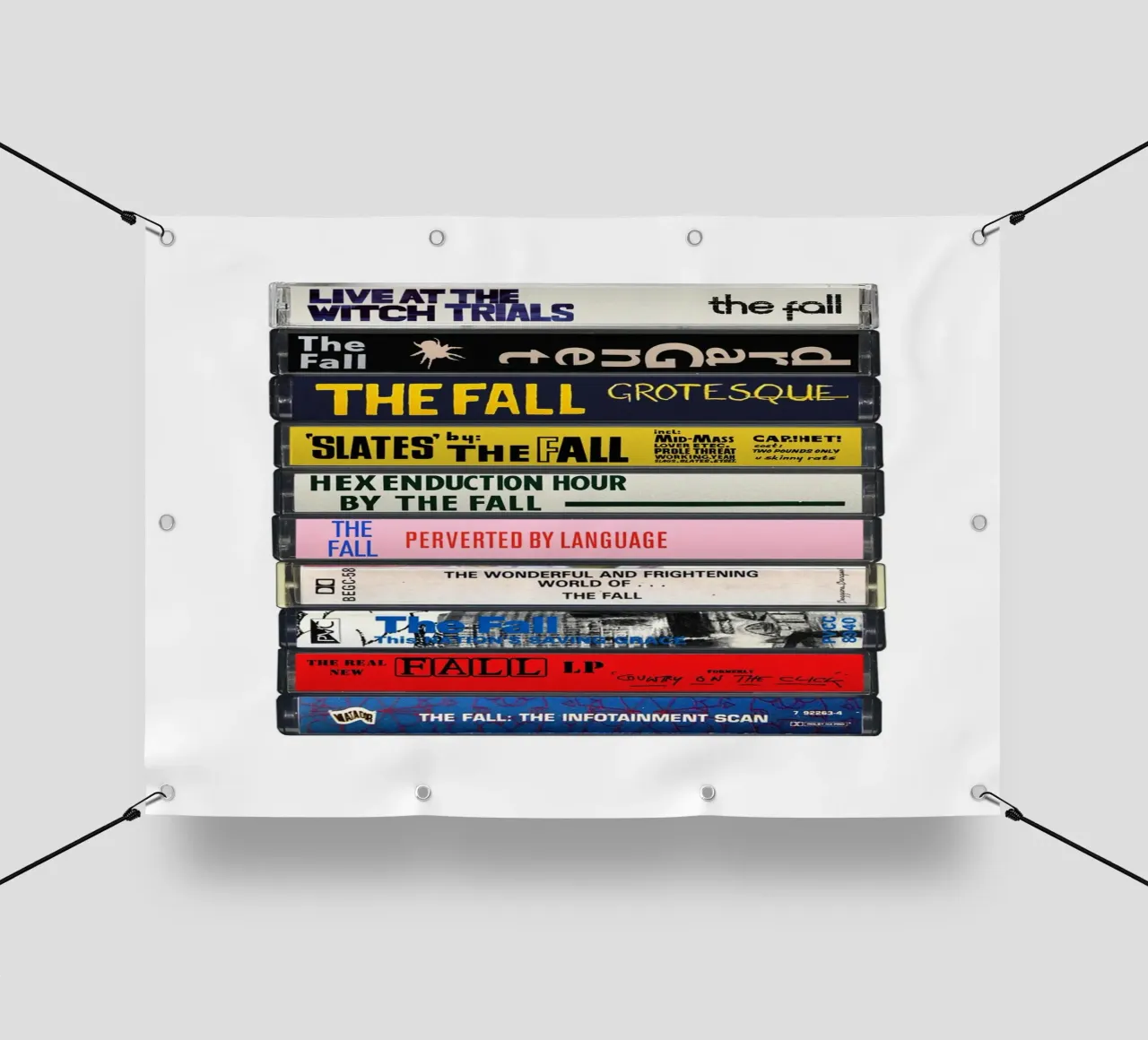 The Fall - Album raccolti - Stampa su cassetta telo in pvc da MrMustardPrints