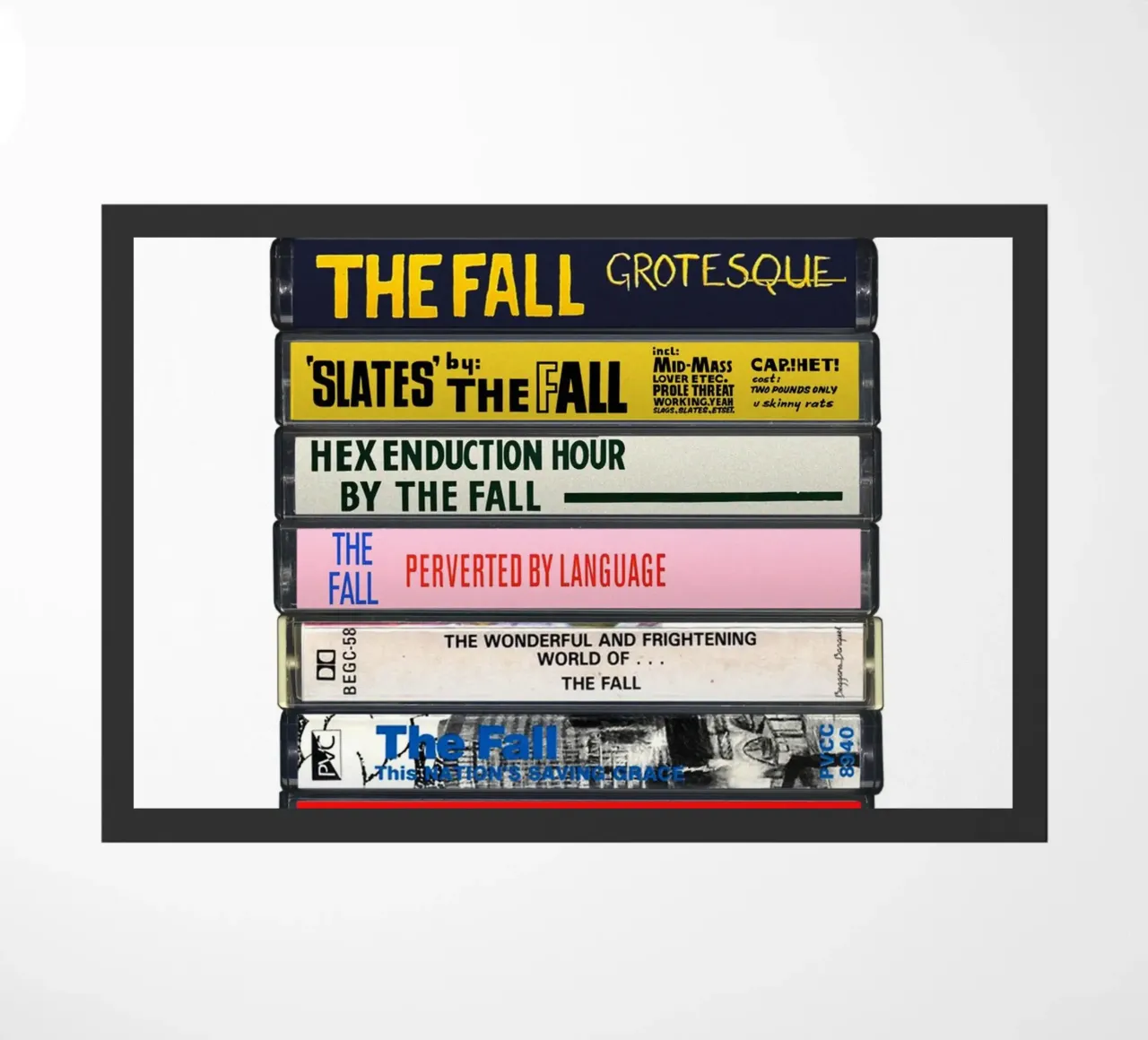 The Fall - Album raccolti - Stampa su cassetta zerbino da MrMustardPrints