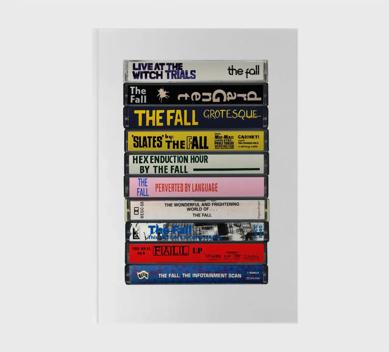 The Fall - Collected Albums - Cassette Print notebook by MrMustardPrints